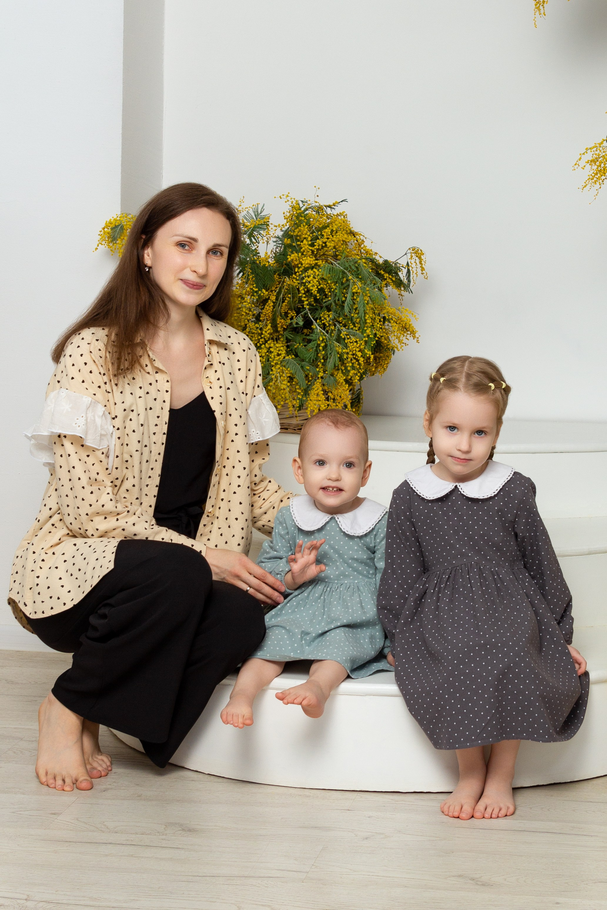 Фото день с мимозой. Портретный и семейный фотограф в Санкт-Петербурге Ульяна Жукова