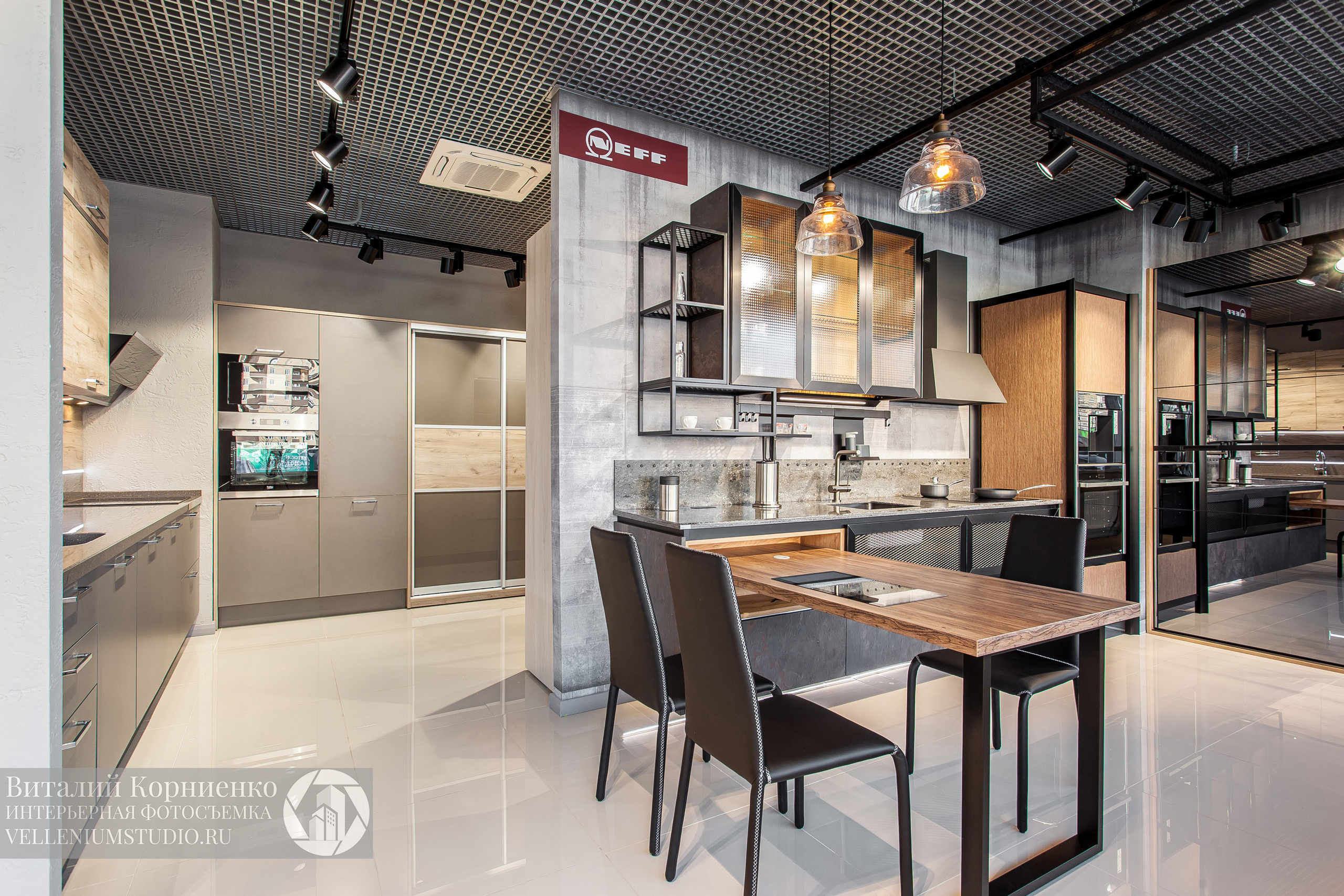 Фотосъемка салона кухонной мебели Мария в Краснодаре. Интерьерный фотограф Краснодар: профессионально по доступным ценам