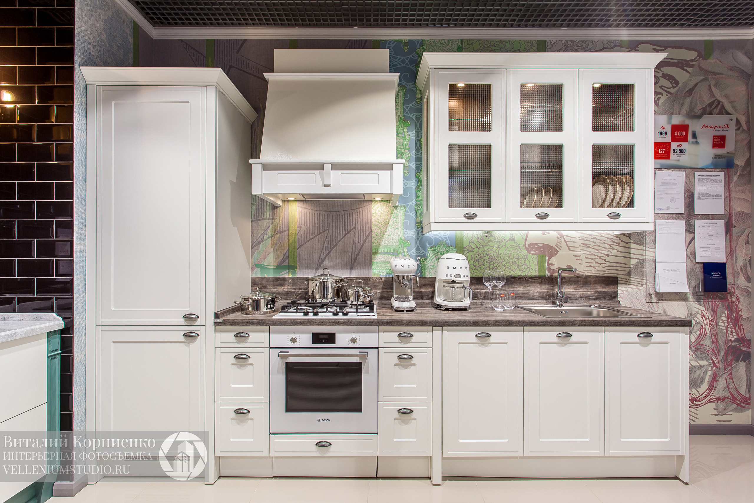Фотосъемка салона кухонной мебели Мария в Краснодаре. Интерьерный фотограф Краснодар: профессионально по доступным ценам