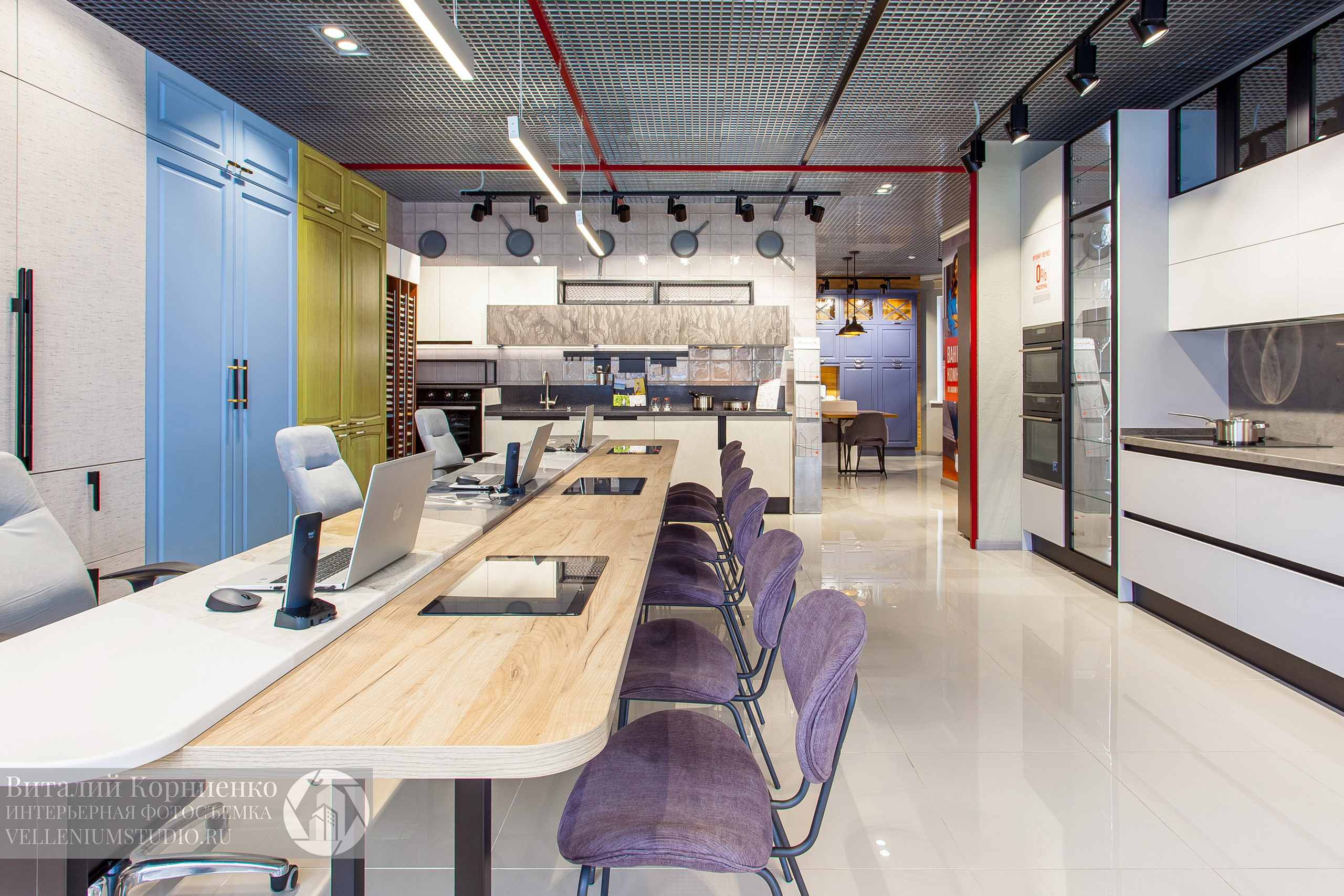 Фотосъемка салона кухонной мебели Мария в Краснодаре. Интерьерный фотограф Краснодар: профессионально по доступным ценам