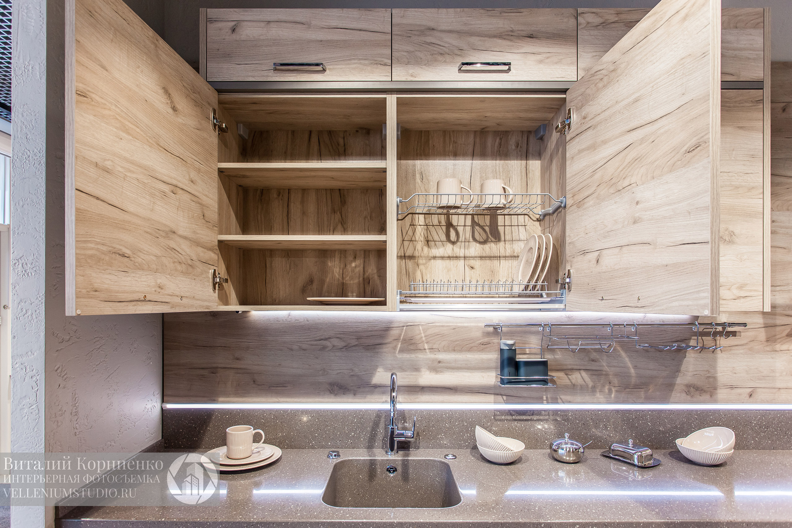 Фотосъемка салона кухонной мебели Мария в Краснодаре. Интерьерный фотограф Краснодар: профессионально по доступным ценам