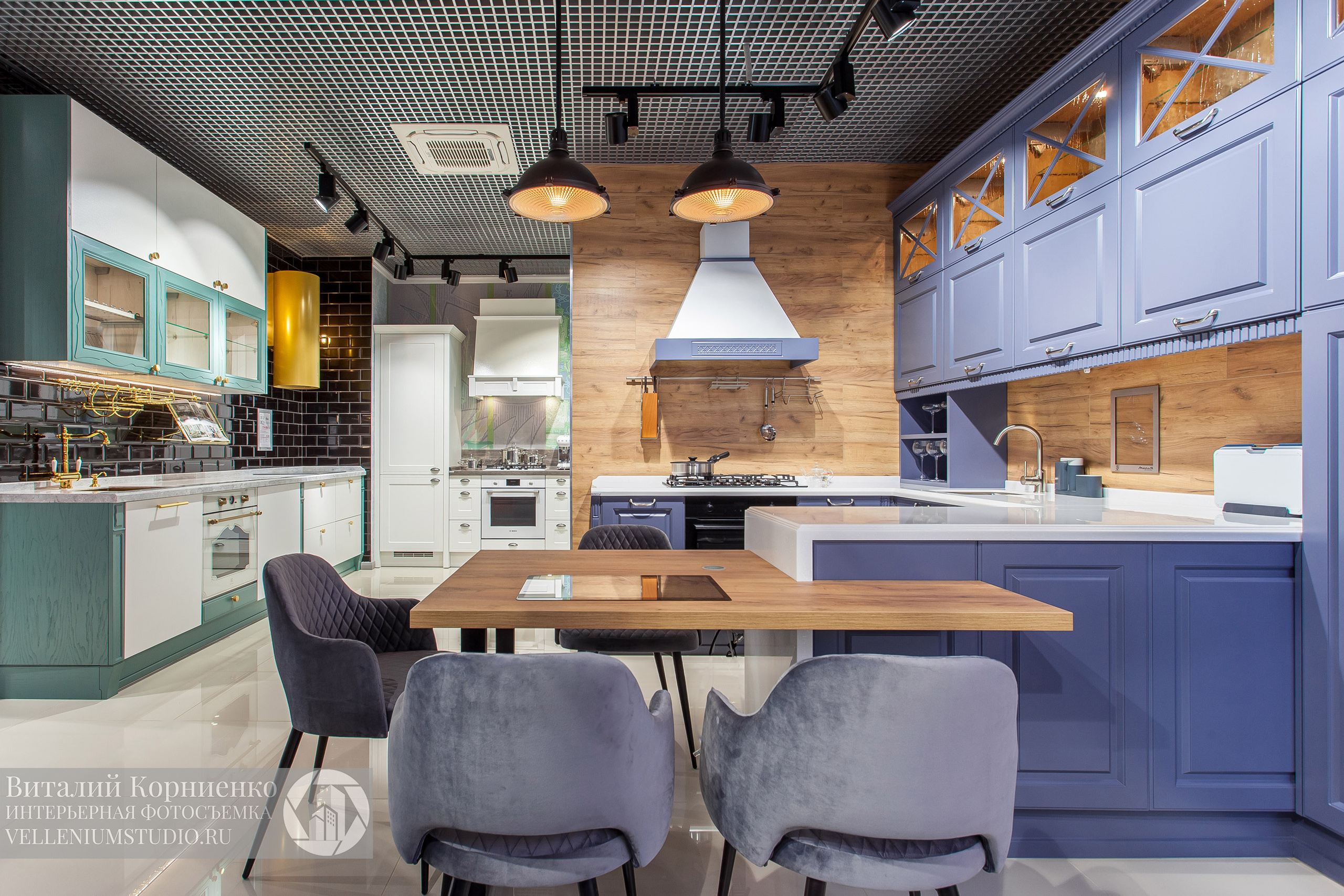 Фотосъемка салона кухонной мебели Мария в Краснодаре. Интерьерный фотограф Краснодар: профессионально по доступным ценам