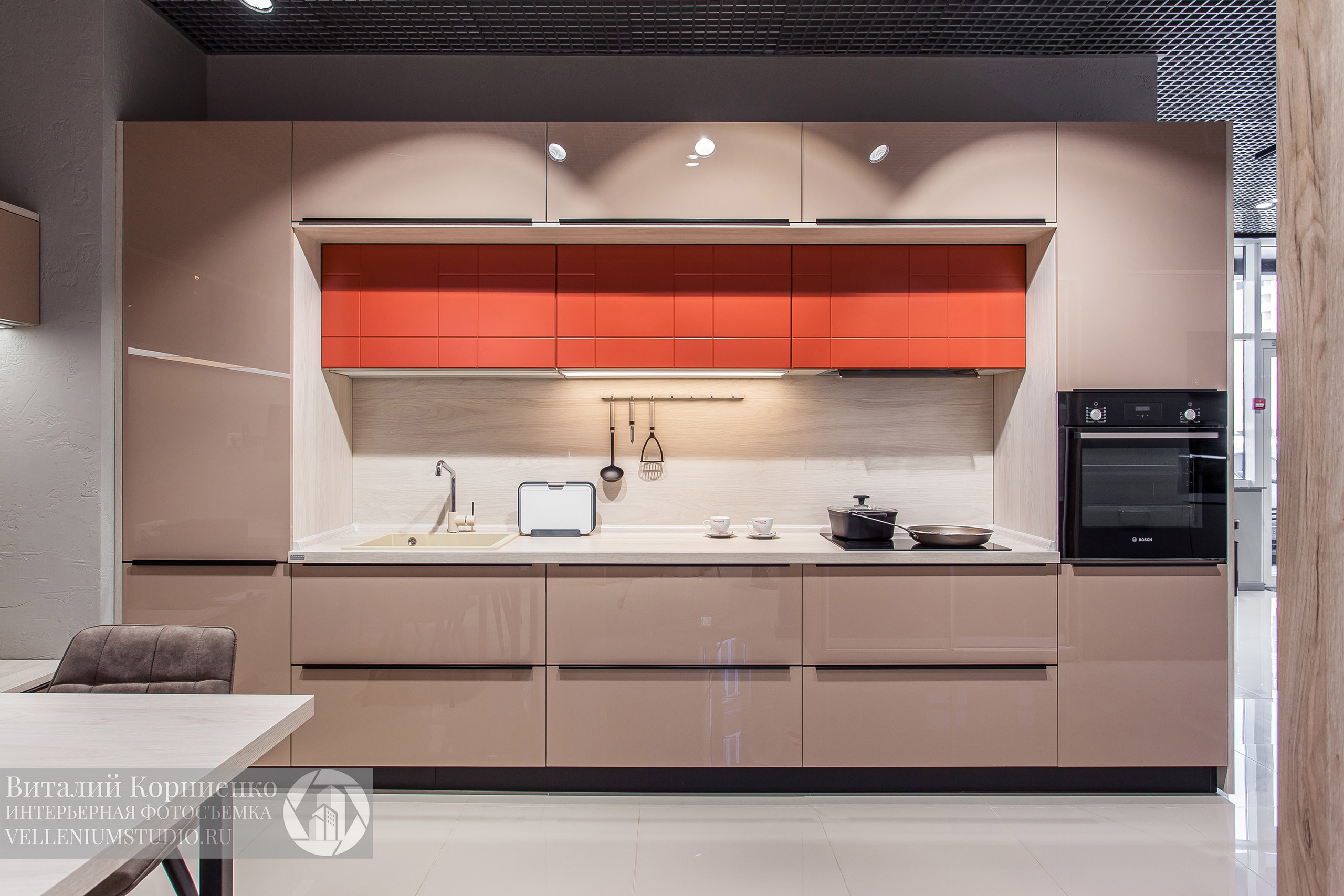 Фотосъемка салона кухонной мебели Мария в Краснодаре. Интерьерный фотограф Краснодар: профессионально по доступным ценам