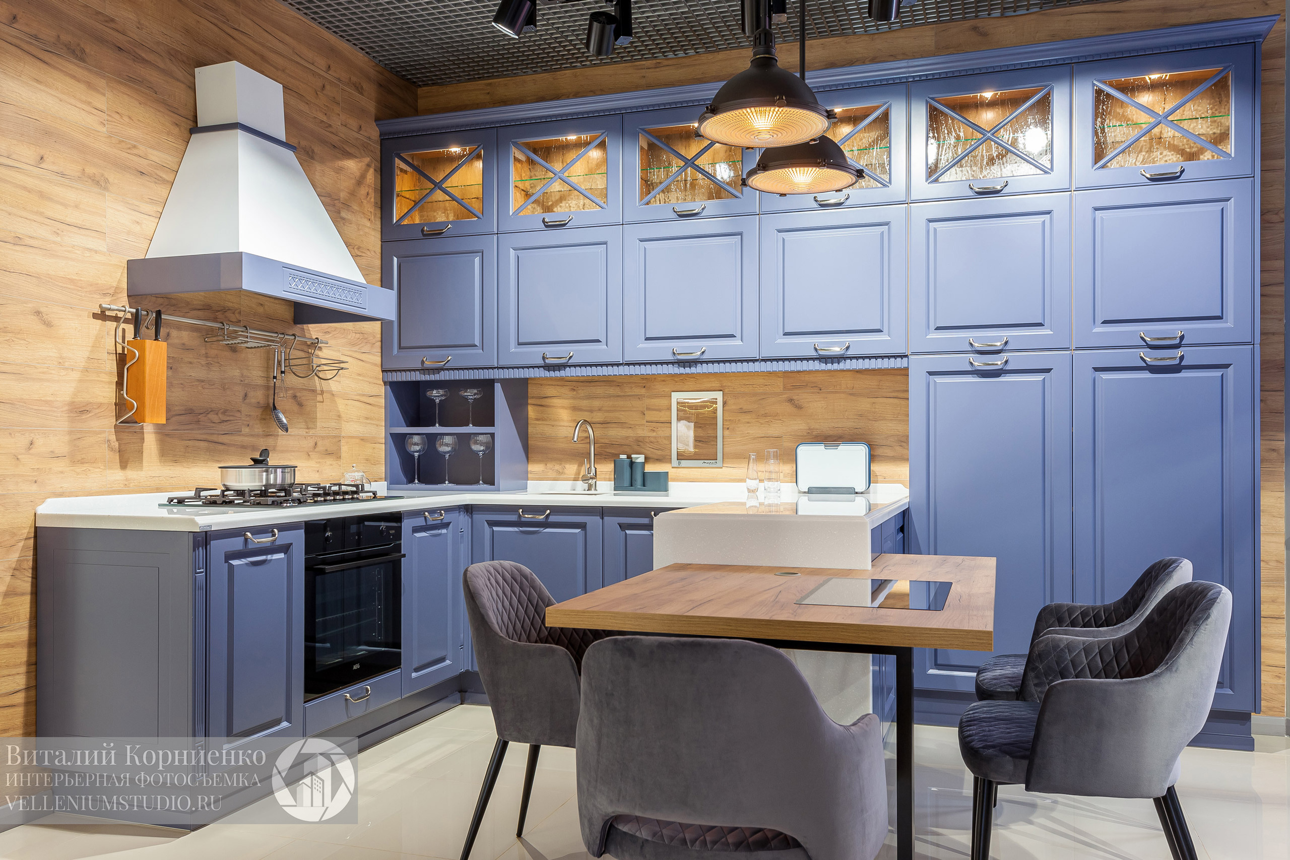 Фотосъемка салона кухонной мебели Мария в Краснодаре. Интерьерный фотограф Краснодар: профессионально по доступным ценам