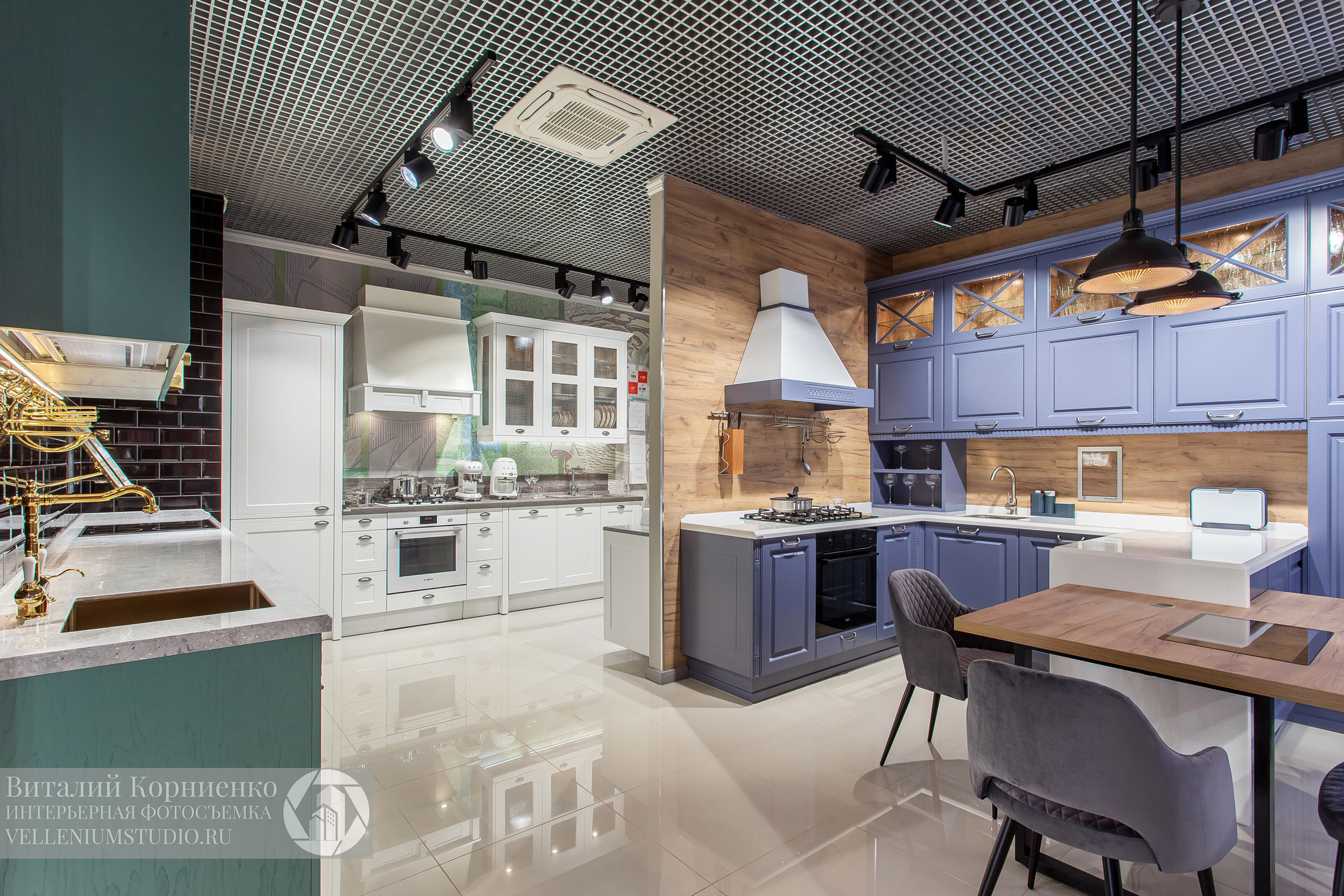 Фотосъемка салона кухонной мебели Мария в Краснодаре. Интерьерный фотограф Краснодар: профессионально по доступным ценам