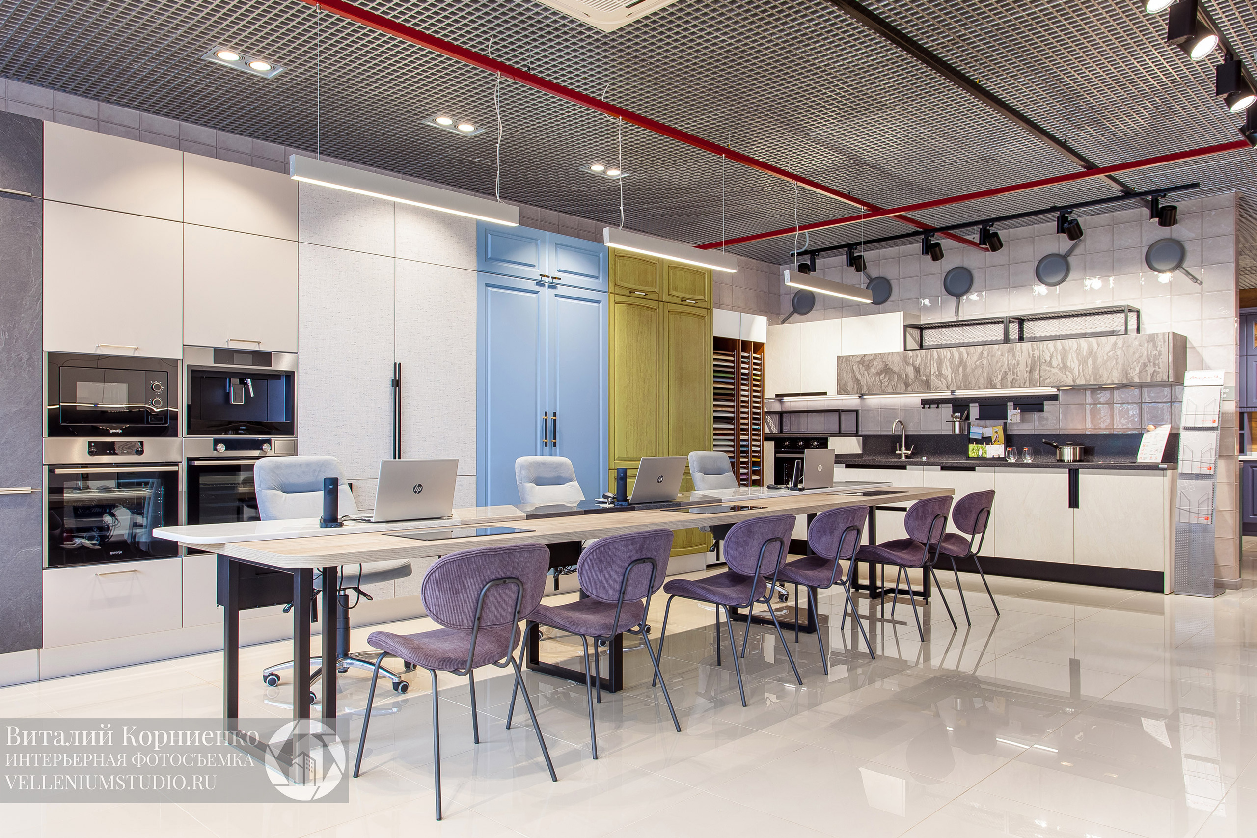 Фотосъемка салона кухонной мебели Мария в Краснодаре. Интерьерный фотограф Краснодар: профессионально по доступным ценам