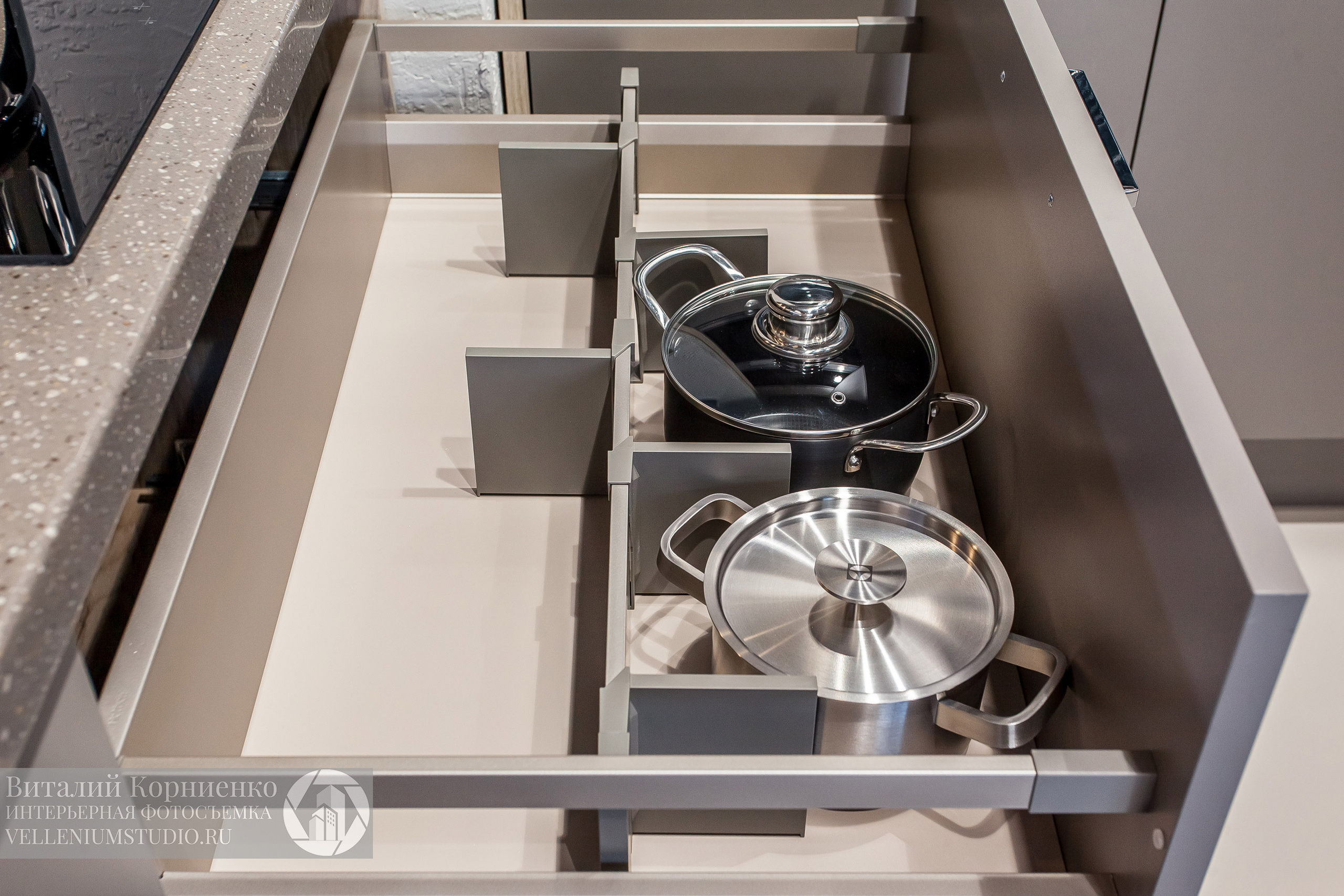 Фотосъемка салона кухонной мебели Мария в Краснодаре. Интерьерный фотограф Краснодар: профессионально по доступным ценам