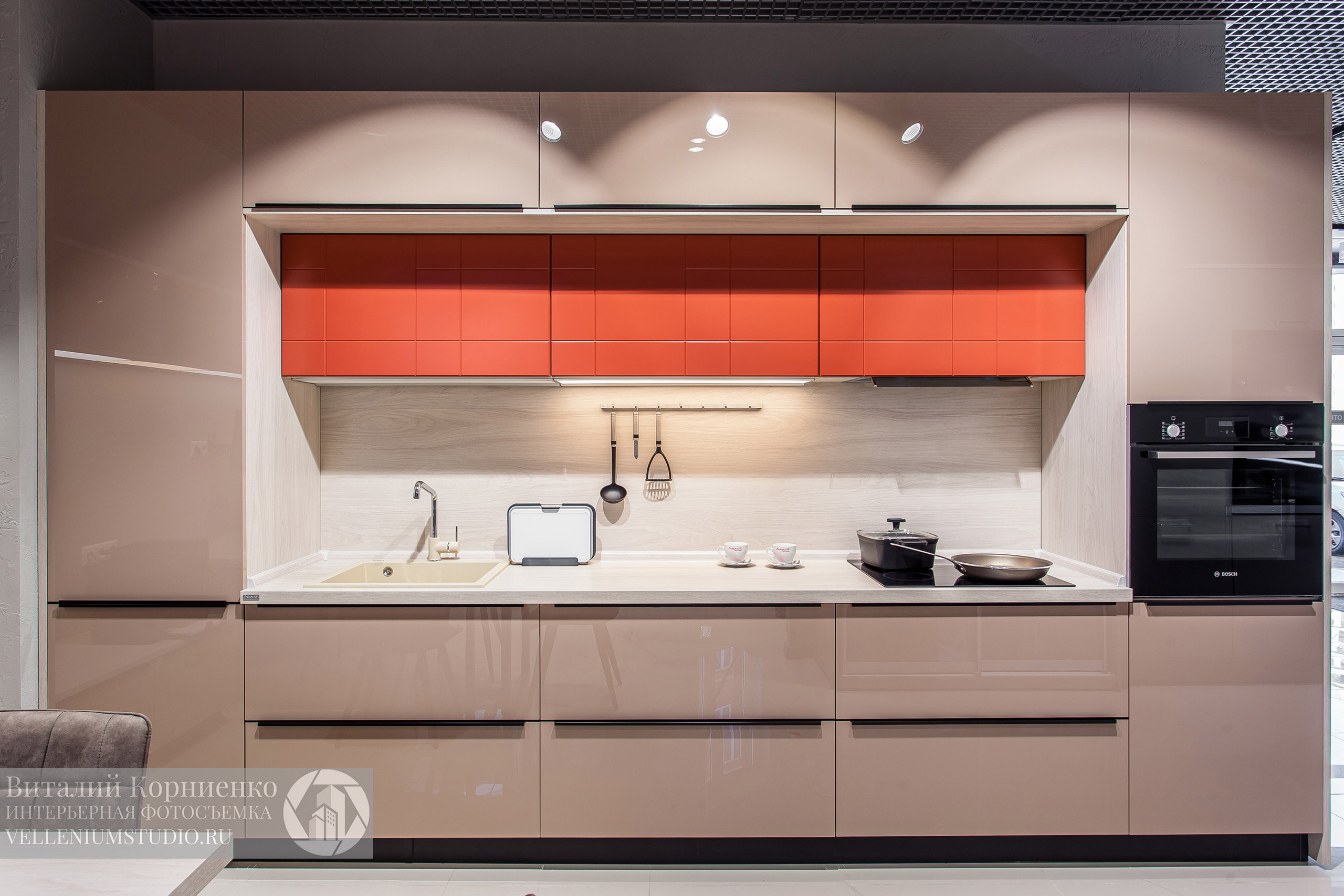 Фотосъемка салона кухонной мебели Мария в Краснодаре. Интерьерный фотограф Краснодар: профессионально по доступным ценам