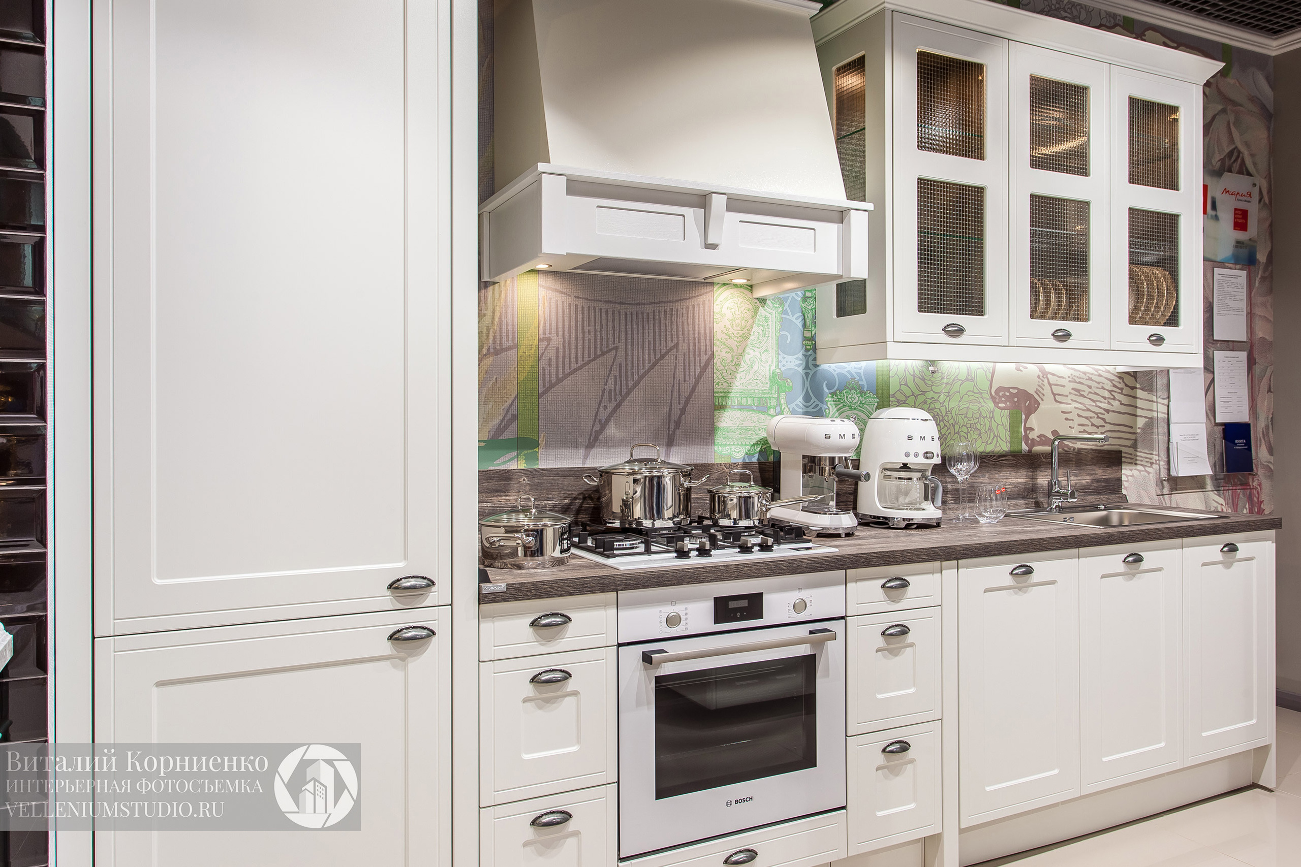 Фотосъемка салона кухонной мебели Мария в Краснодаре. Интерьерный фотограф Краснодар: профессионально по доступным ценам