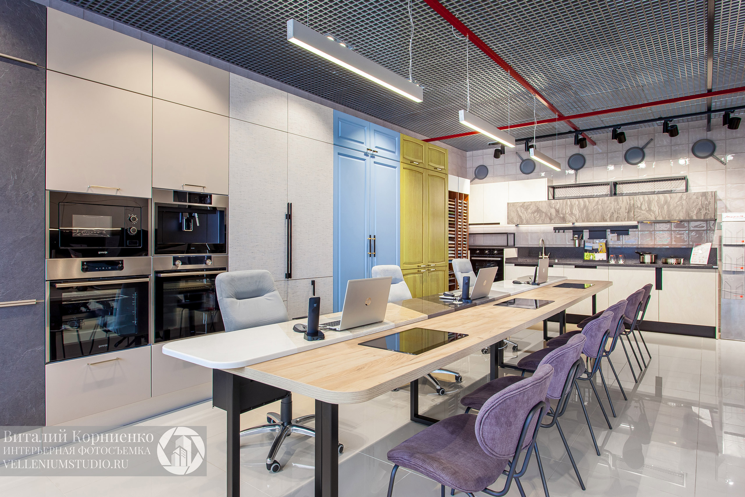 Фотосъемка салона кухонной мебели Мария в Краснодаре. Интерьерный фотограф Краснодар: профессионально по доступным ценам