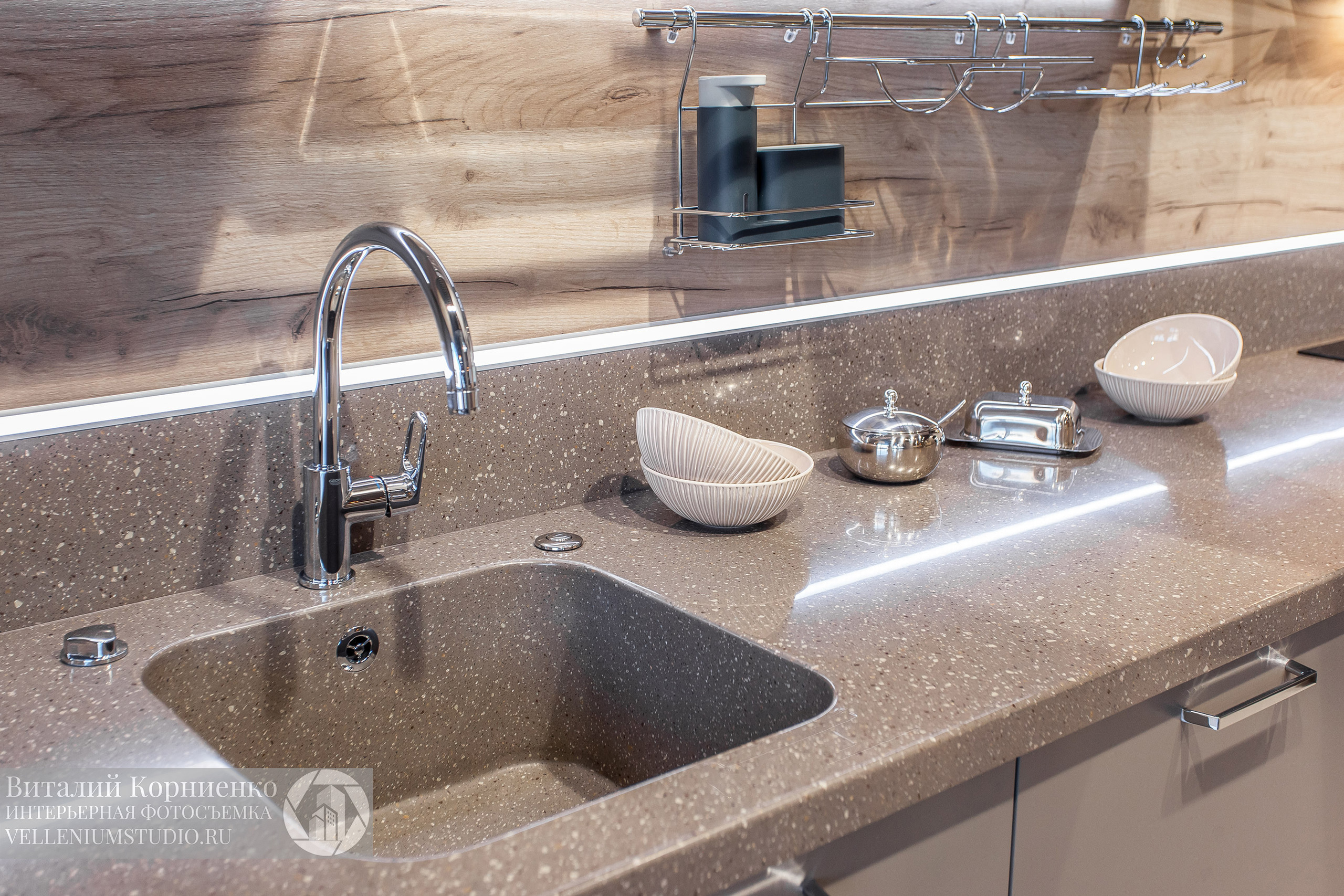 Фотосъемка салона кухонной мебели Мария в Краснодаре. Интерьерный фотограф Краснодар: профессионально по доступным ценам