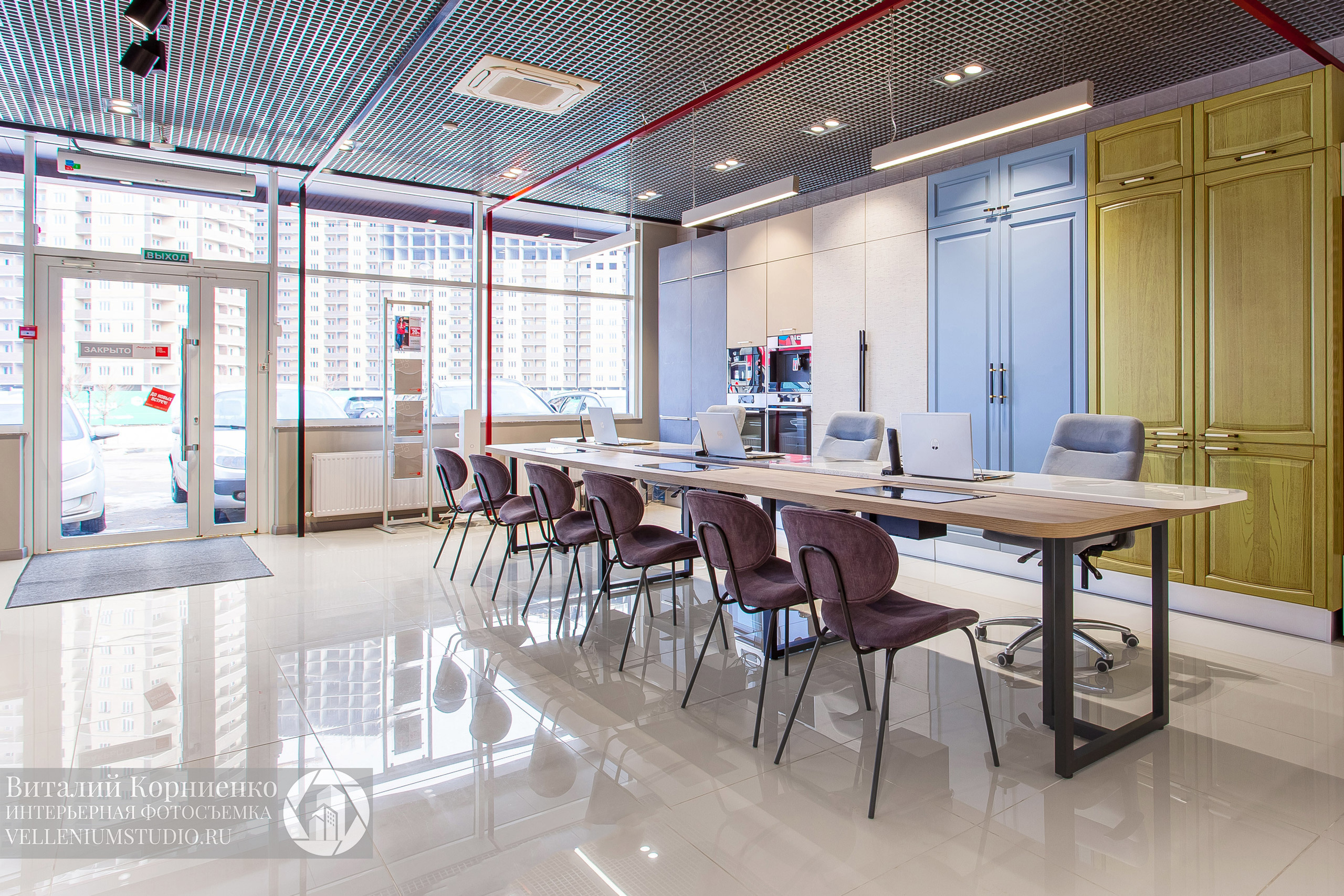 Фотосъемка салона кухонной мебели Мария в Краснодаре. Интерьерный фотограф Краснодар: профессионально по доступным ценам