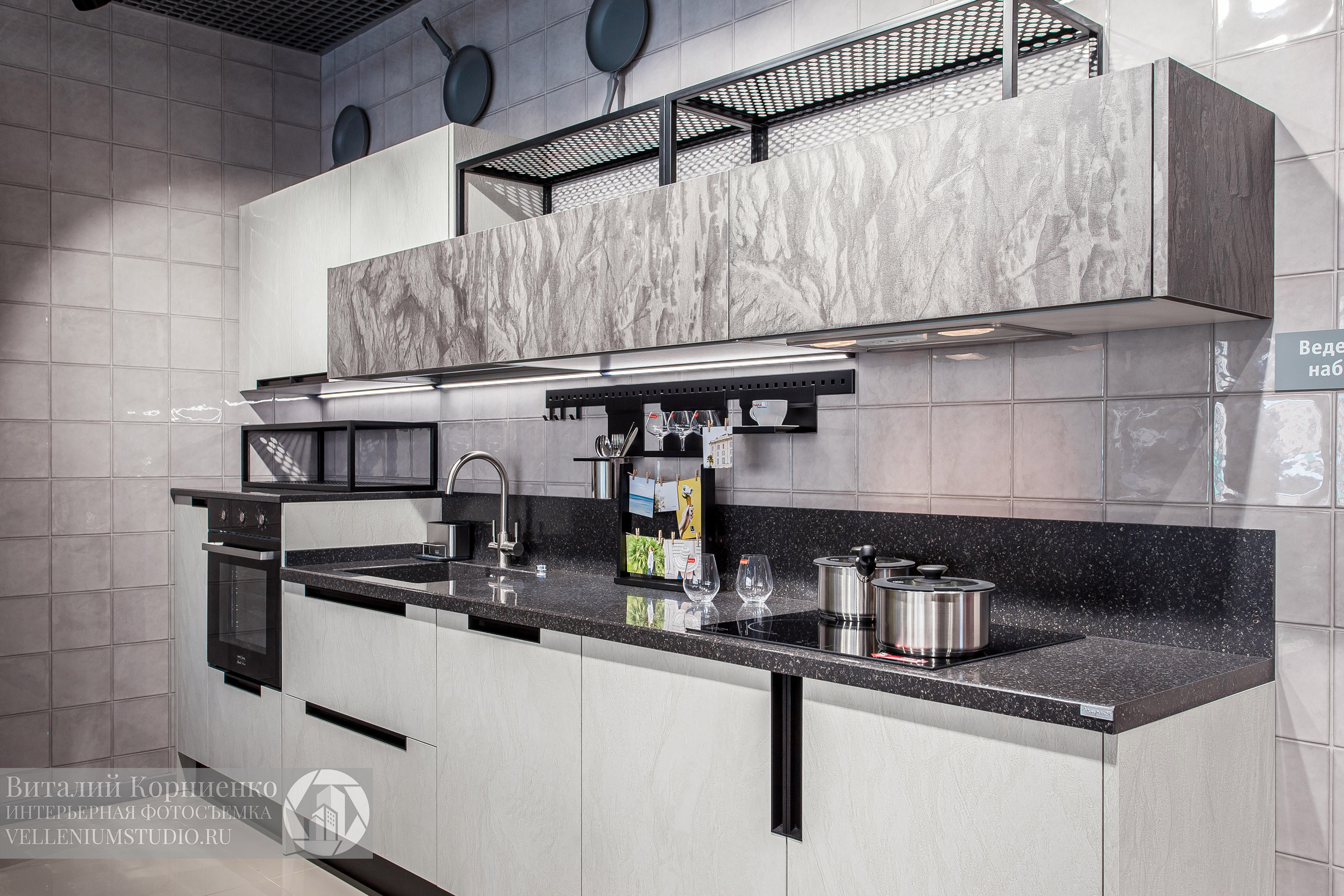 Фотосъемка салона кухонной мебели Мария в Краснодаре. Интерьерный фотограф Краснодар: профессионально по доступным ценам