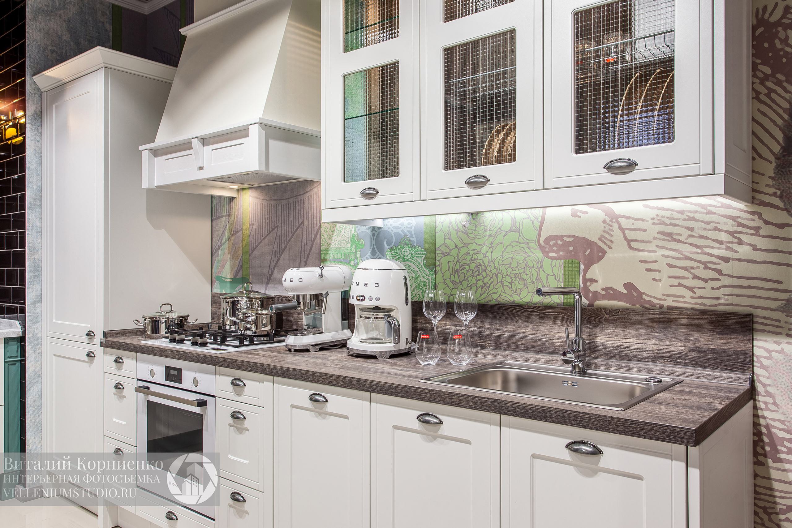 Фотосъемка салона кухонной мебели Мария в Краснодаре. Интерьерный фотограф Краснодар: профессионально по доступным ценам