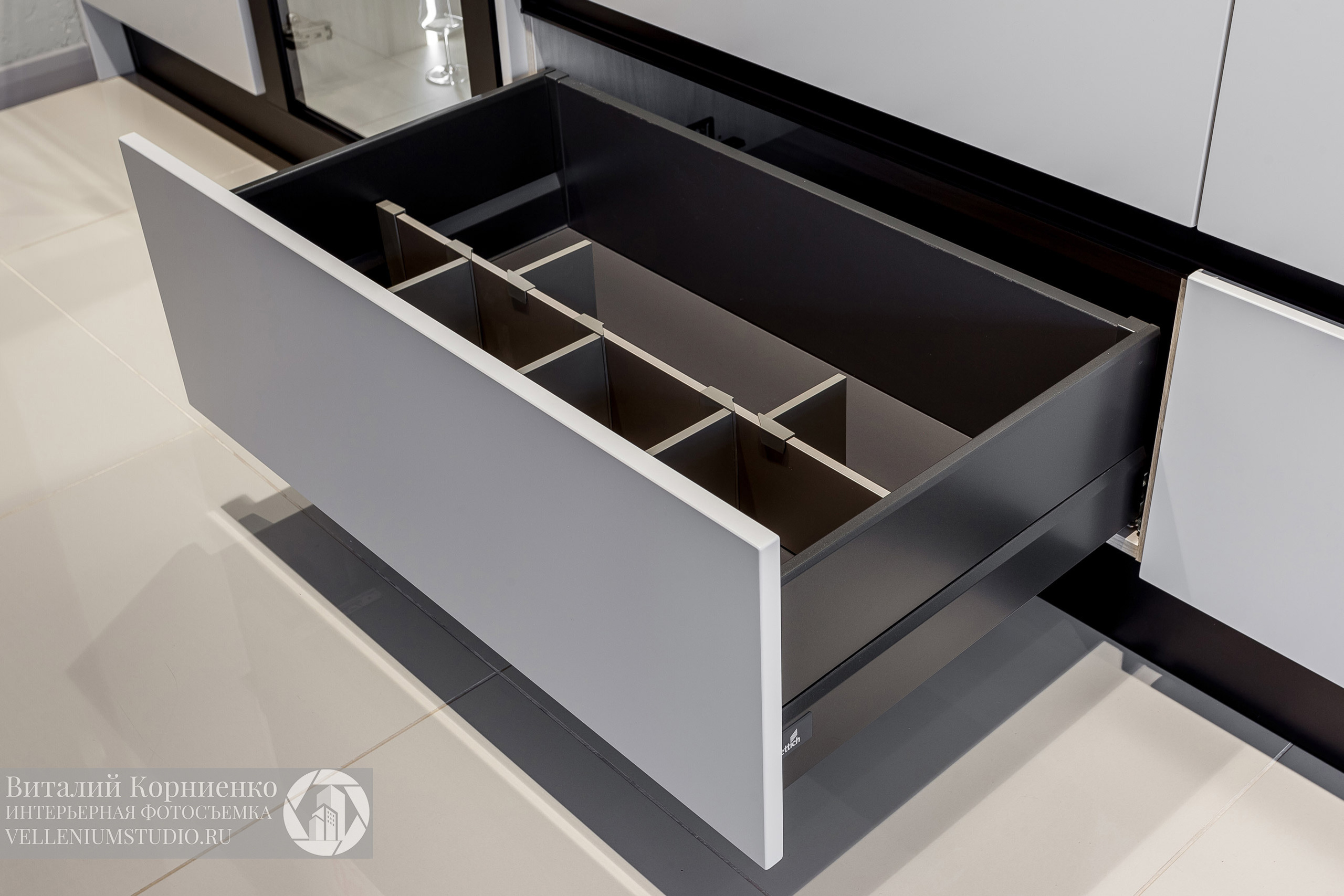 Фотосъемка салона кухонной мебели Мария в Краснодаре. Интерьерный фотограф Краснодар: профессионально по доступным ценам