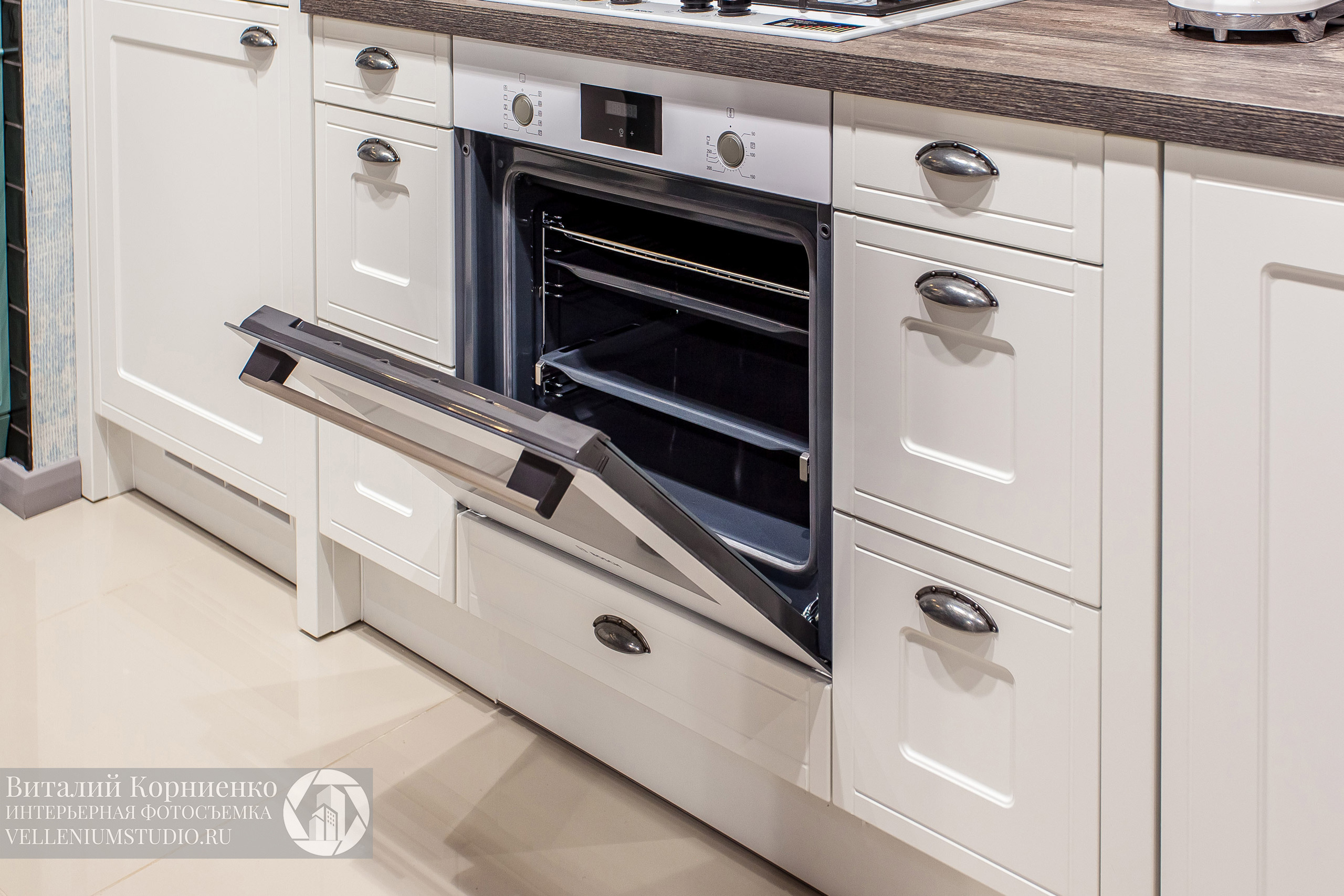 Фотосъемка салона кухонной мебели Мария в Краснодаре. Интерьерный фотограф Краснодар: профессионально по доступным ценам