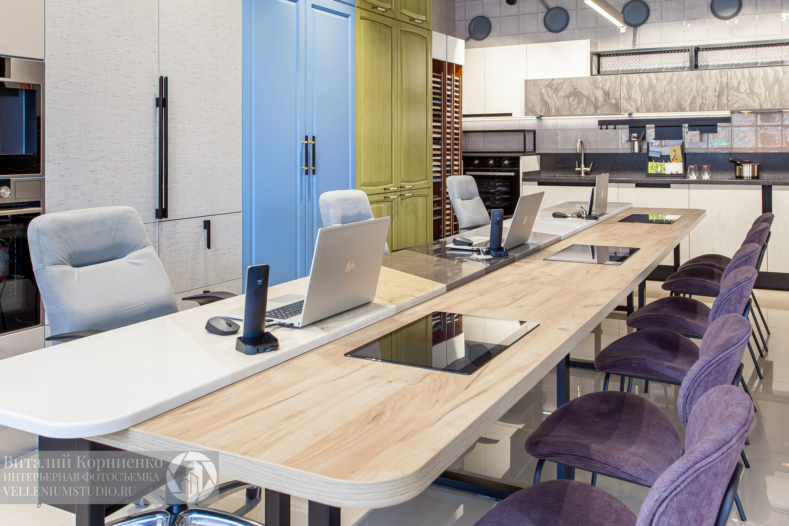 Фотосъемка салона кухонной мебели Мария в Краснодаре. Интерьерный фотограф Краснодар: профессионально по доступным ценам