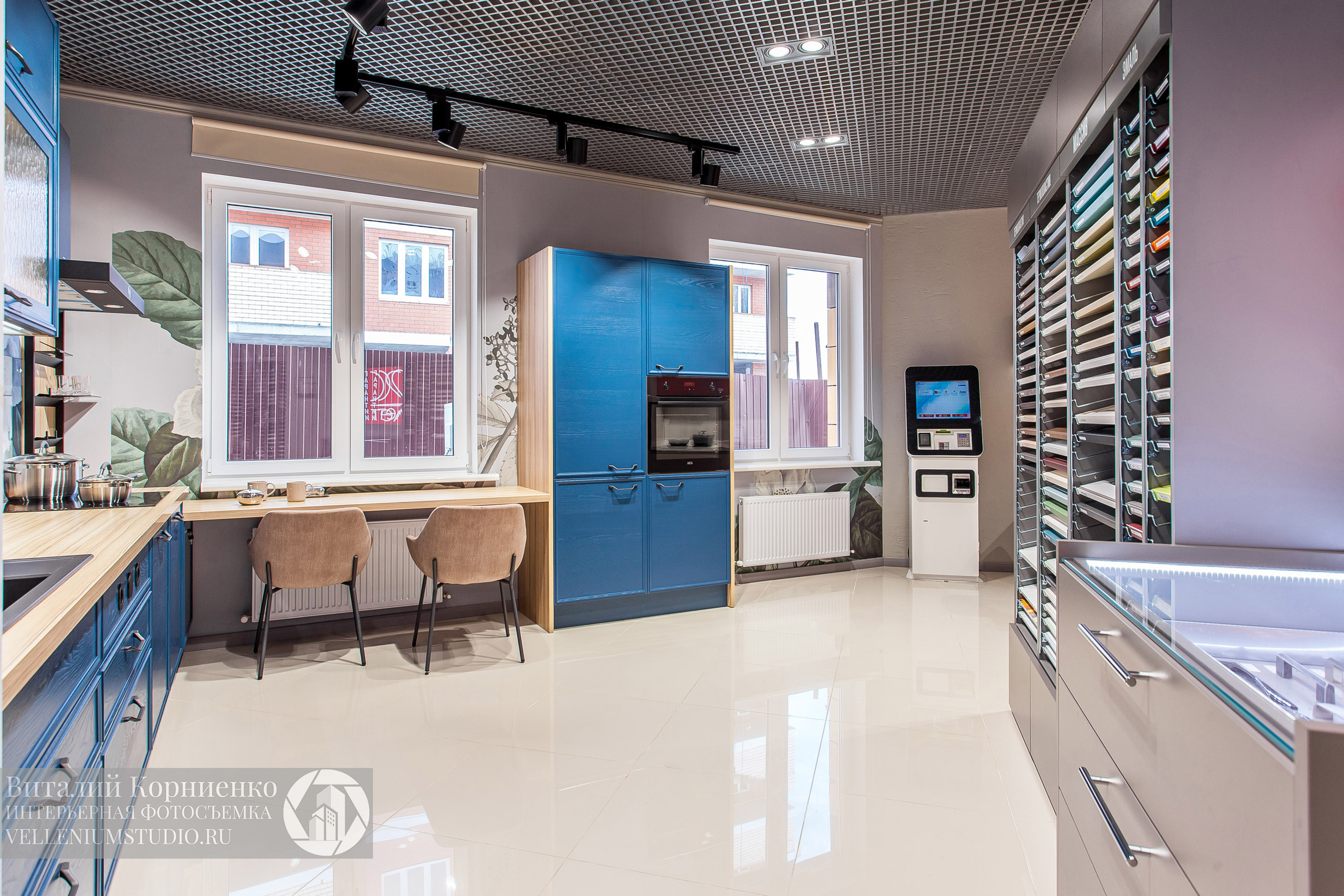 Фотосъемка салона кухонной мебели Мария в Краснодаре. Интерьерный фотограф Краснодар: профессионально по доступным ценам