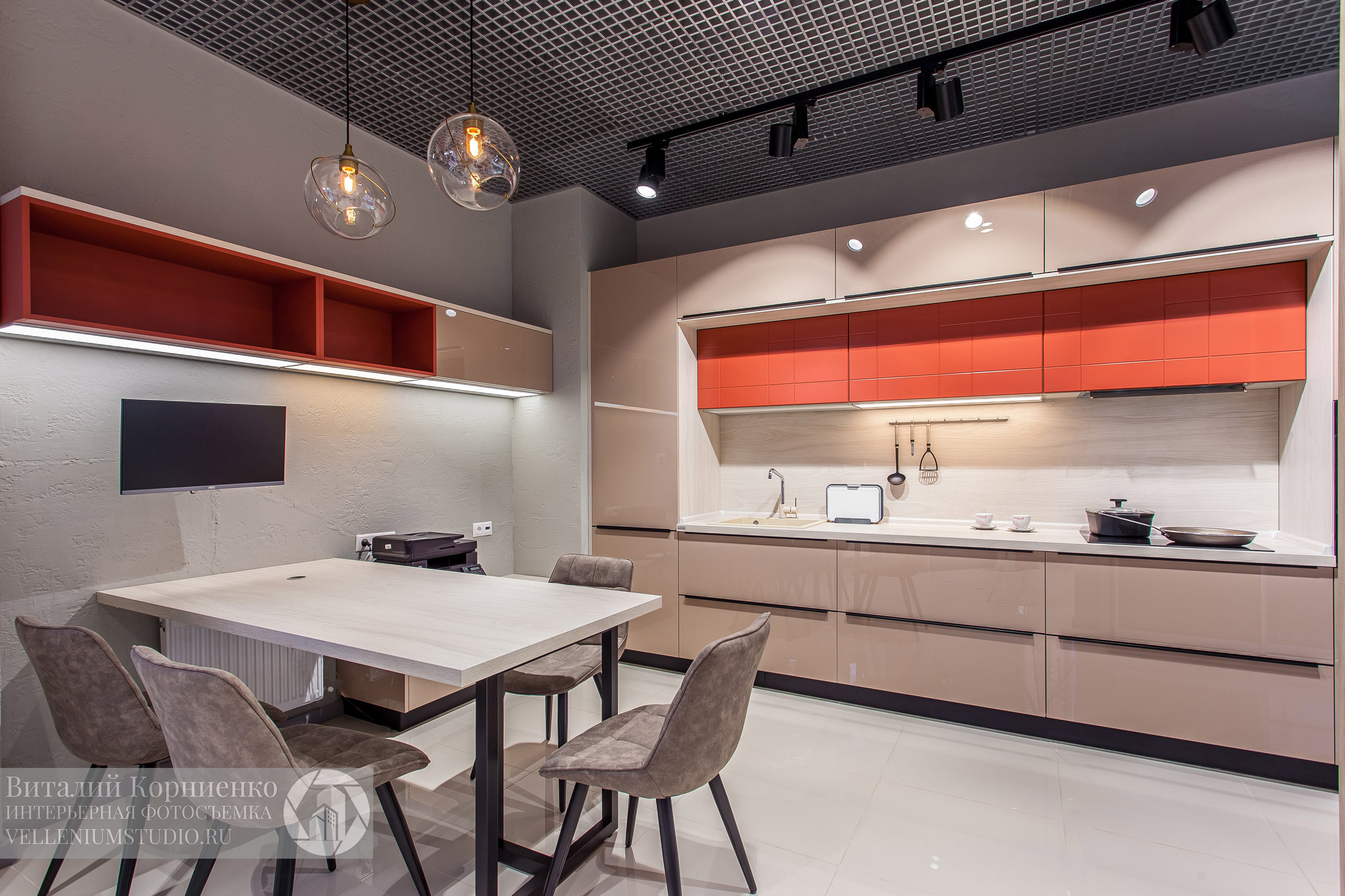 Фотосъемка салона кухонной мебели Мария в Краснодаре. Интерьерный фотограф Краснодар: профессионально по доступным ценам