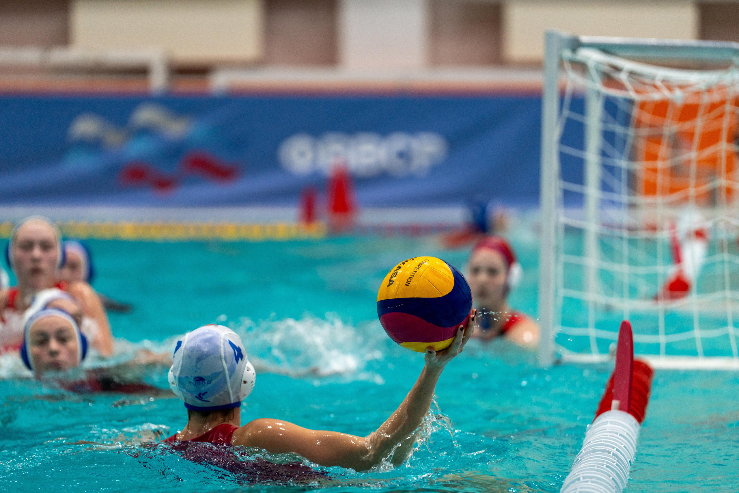 Женский матч по водному поло в Санкт-Петербурге, спортивный фотограф Санкт-Петербург