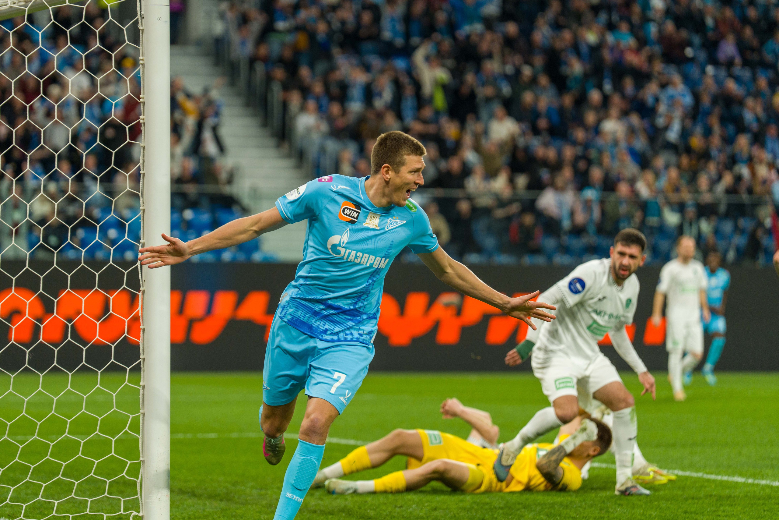 Zenit 2–0 Akhmat | RPL Round 27 at Gazprom Arena — match photography by Anton Hauff. Sports Photographer in Saint Petersburg | Anton Hauff