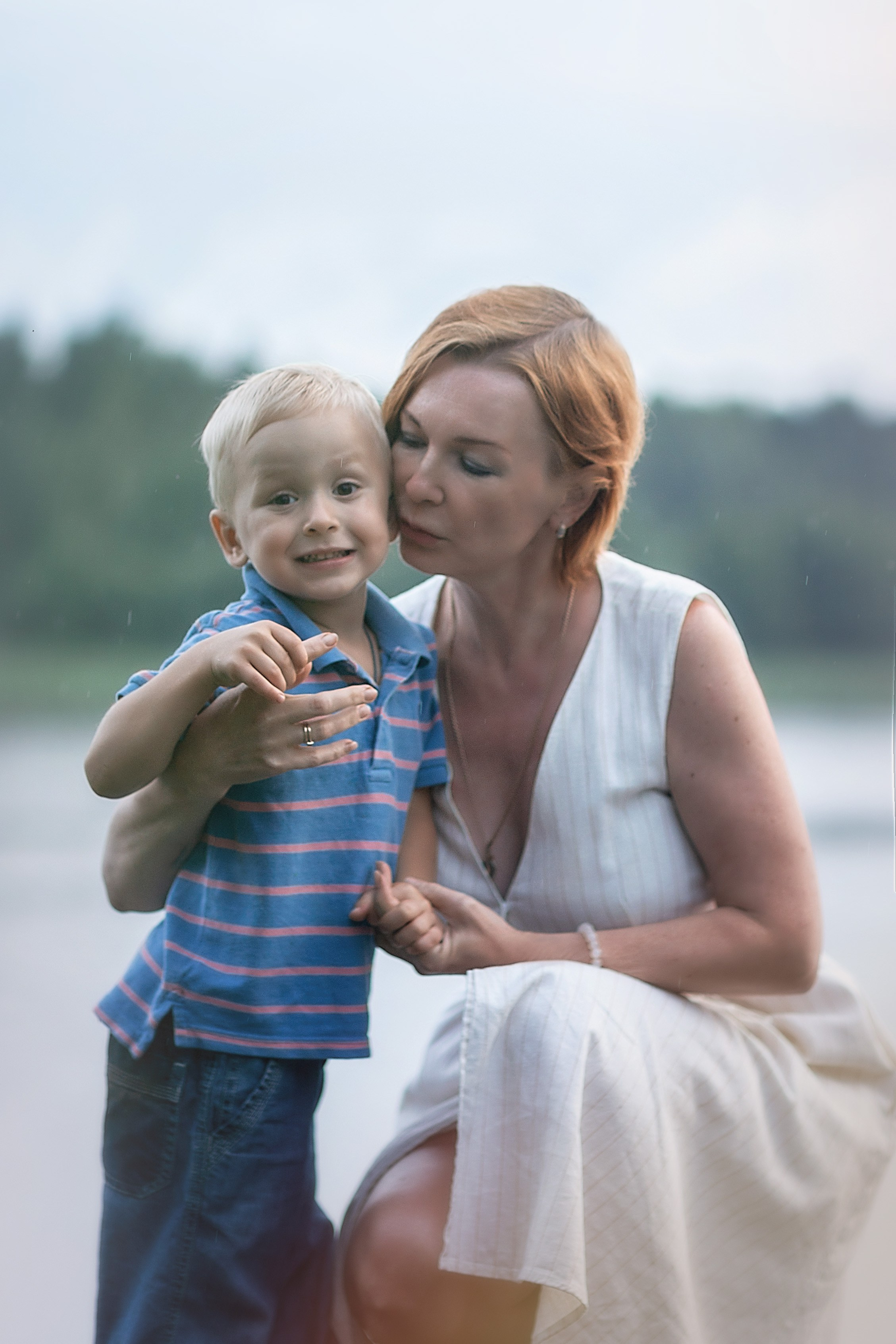 Юлия с дочкой и сыном. Семейный фотограф в Санкт-Петербурге