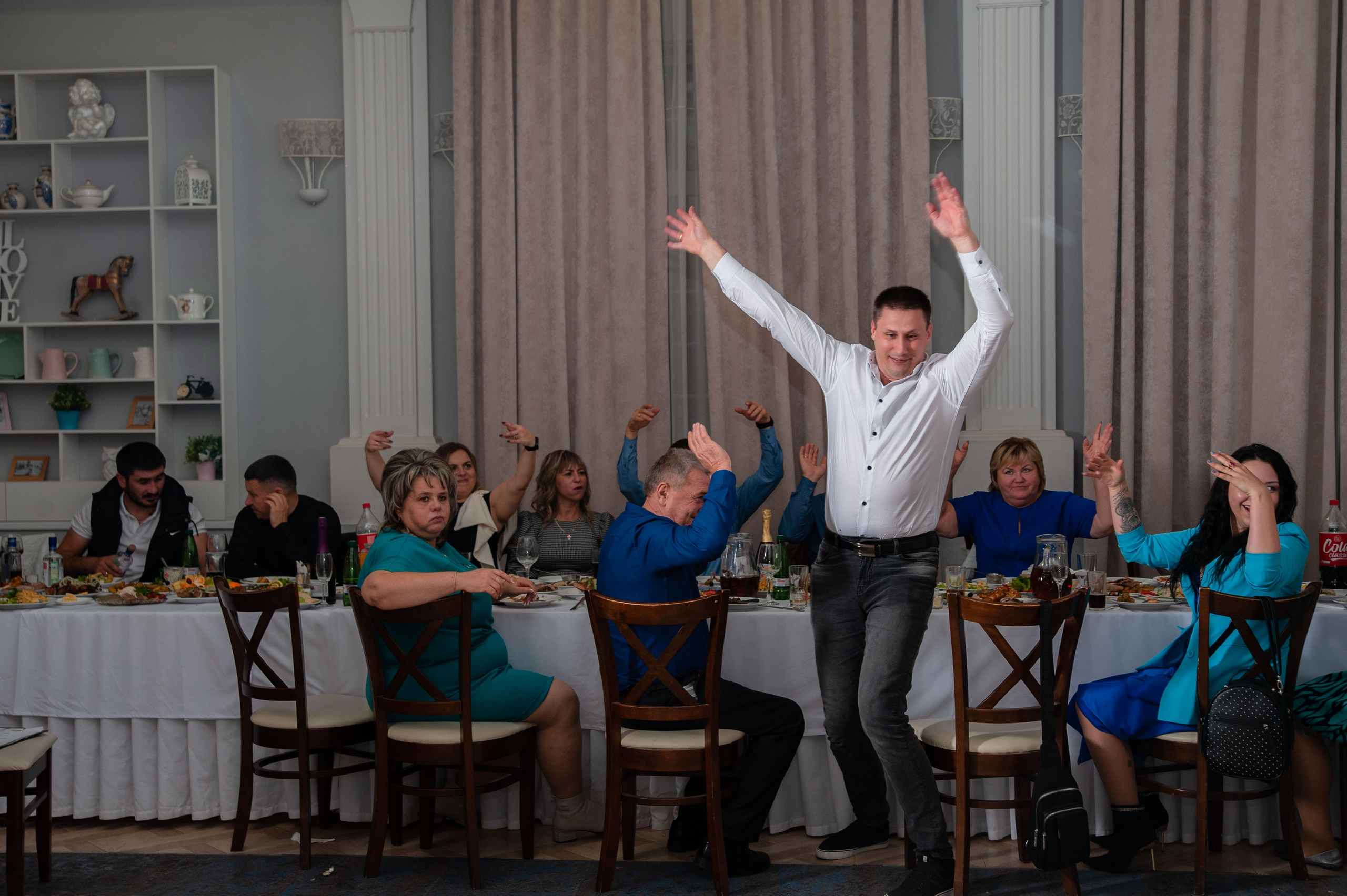 Свадебный банкет. Семейный фотограф Анна Лищук г. Таганрог