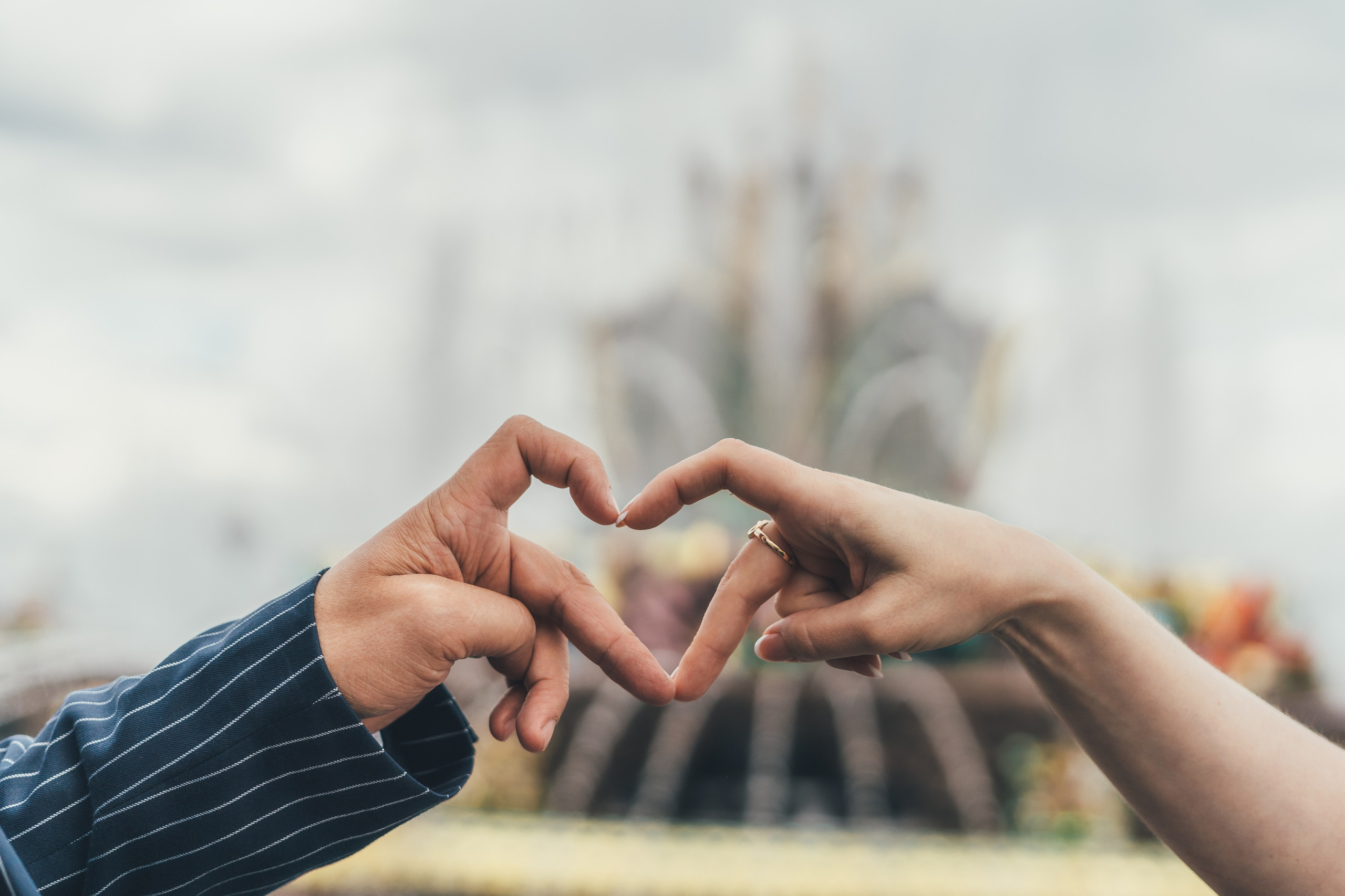 Ольга и Андрей, ЗАГС Железнодорожный, ВДНХ ресторан Московское небо. Наталья Дукалова фотограф Щелково Королев Пушкино Москва Балашиха