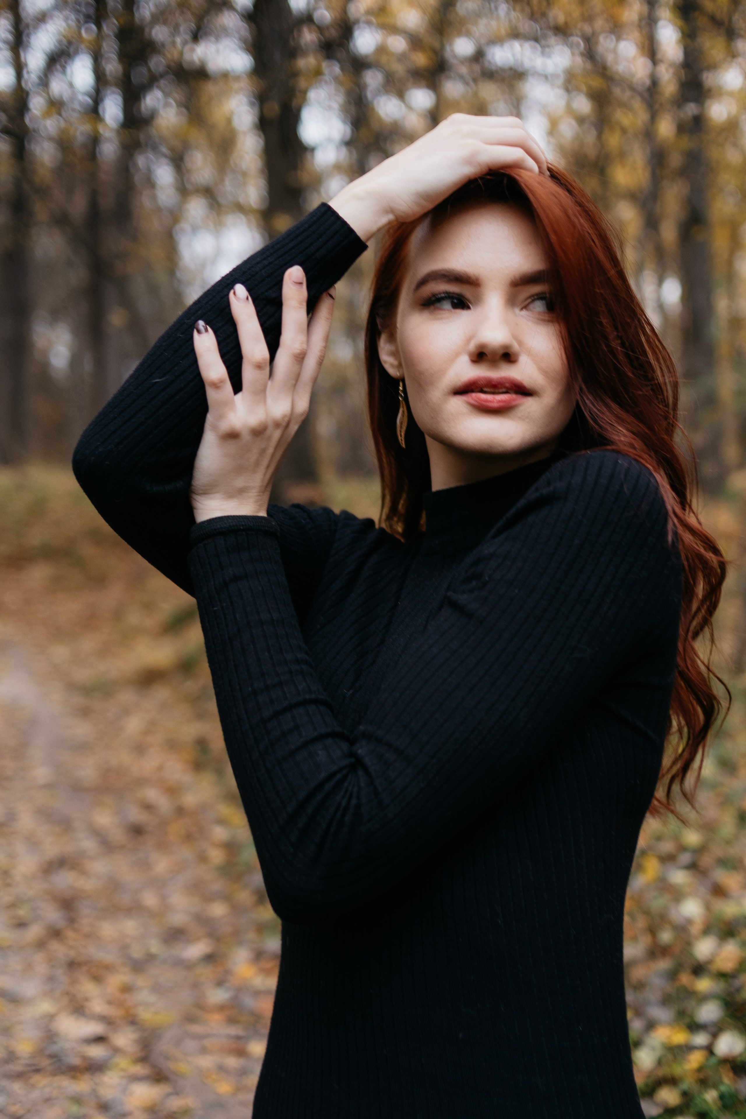 Осенняя прогулочная фотосессия — Лиза. Ксю Галиасфарова — Фотограф Казань