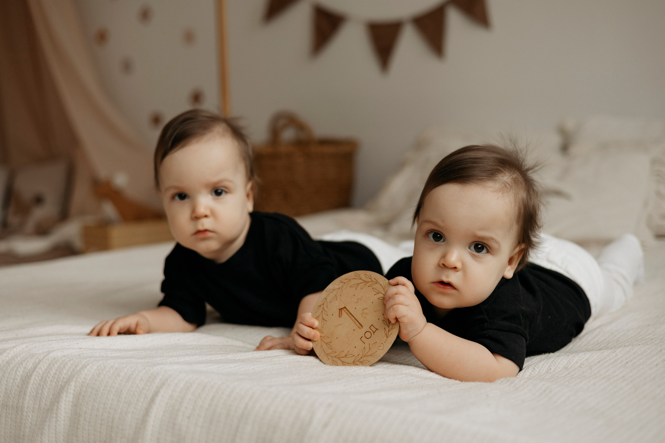 Близнецы годик. Самый теплый фотограф в Краснодаре Рябоконь Ксения