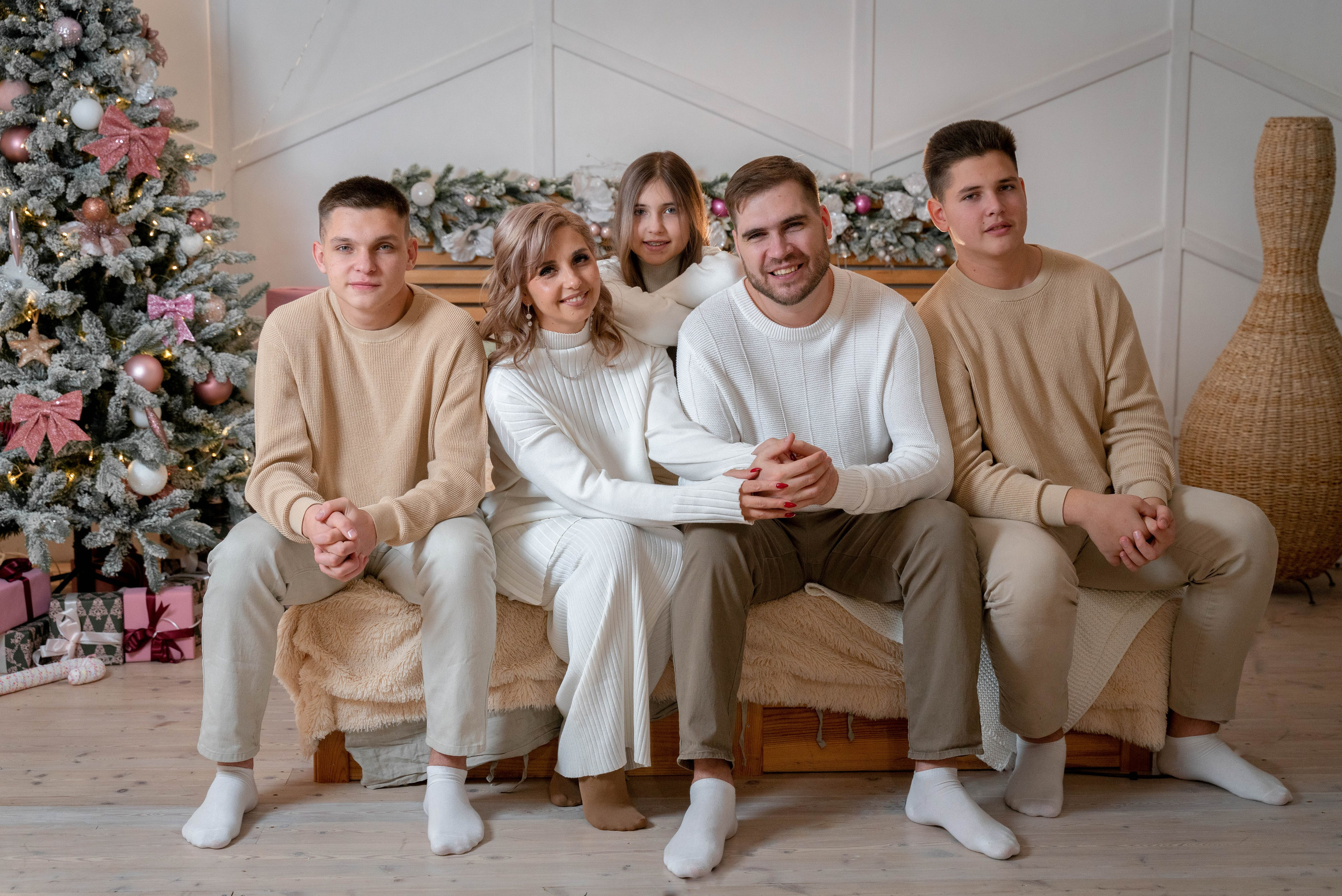 Семейная новогодняя фотосессия. ALISON FILMS