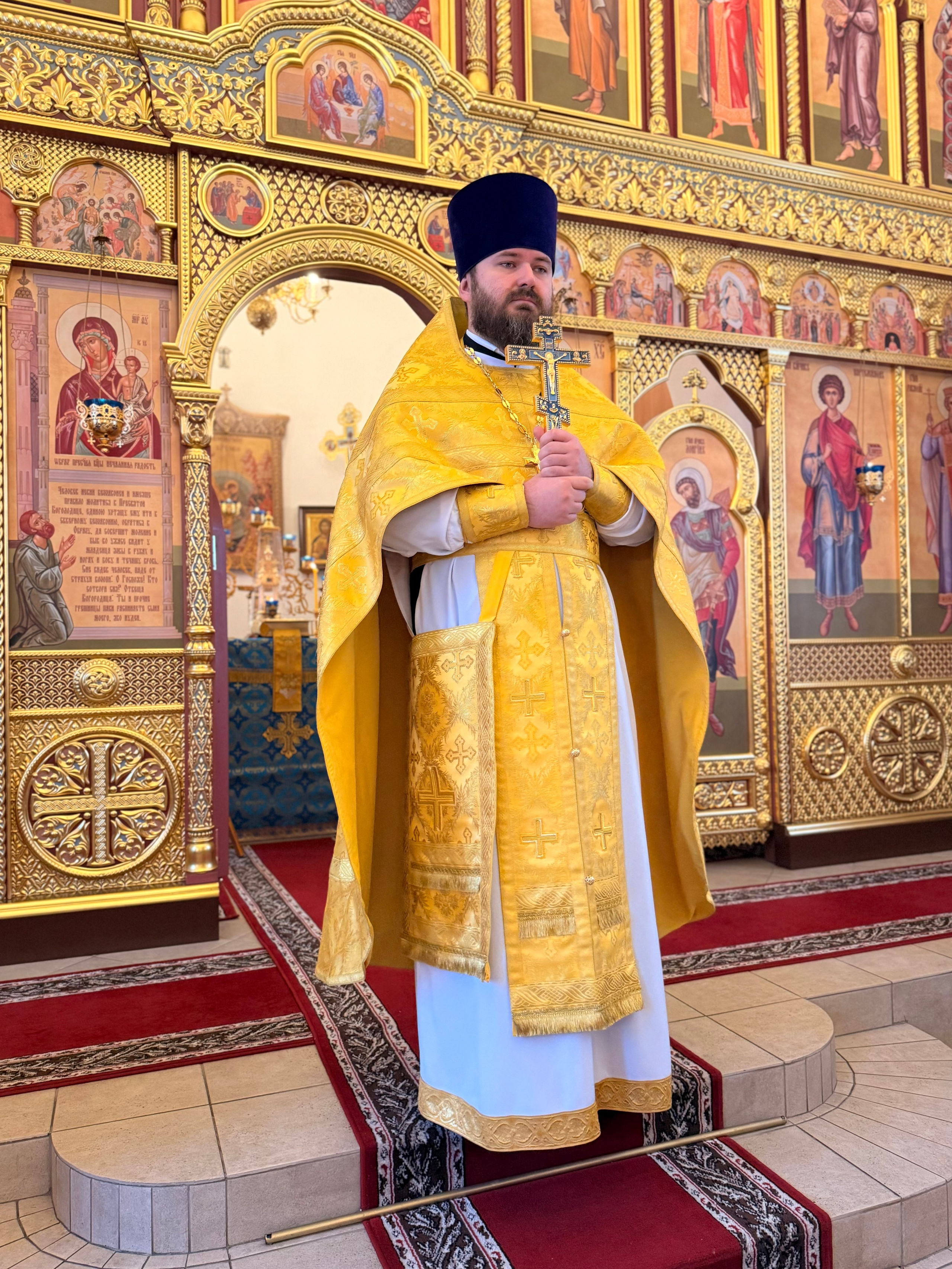 Божественная литургия в храме Нечаянной Радости. Саратовское Юго-Западное благочиние