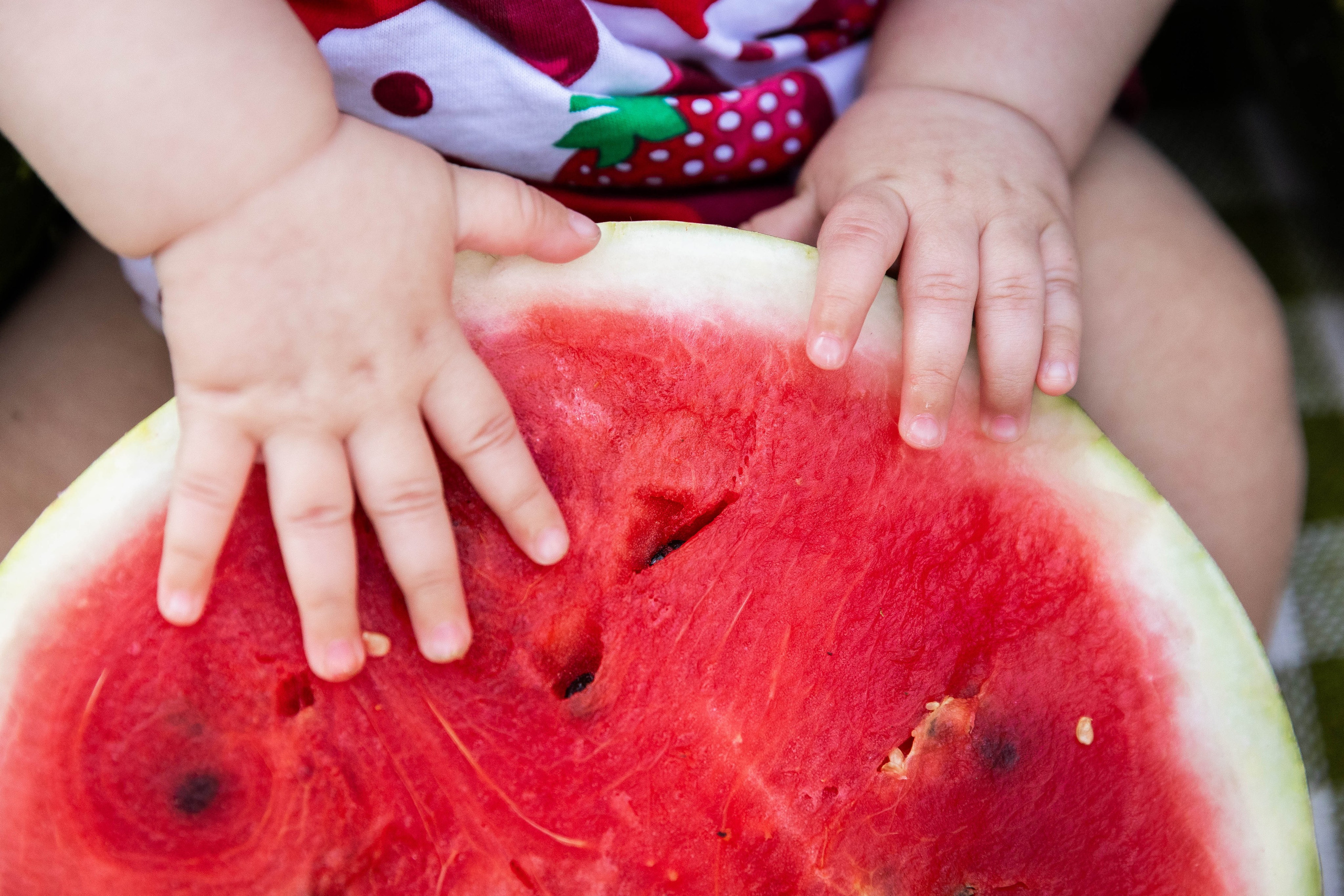 Анютка и арбузы. Фотограф-АниМалист Анна Абрамова