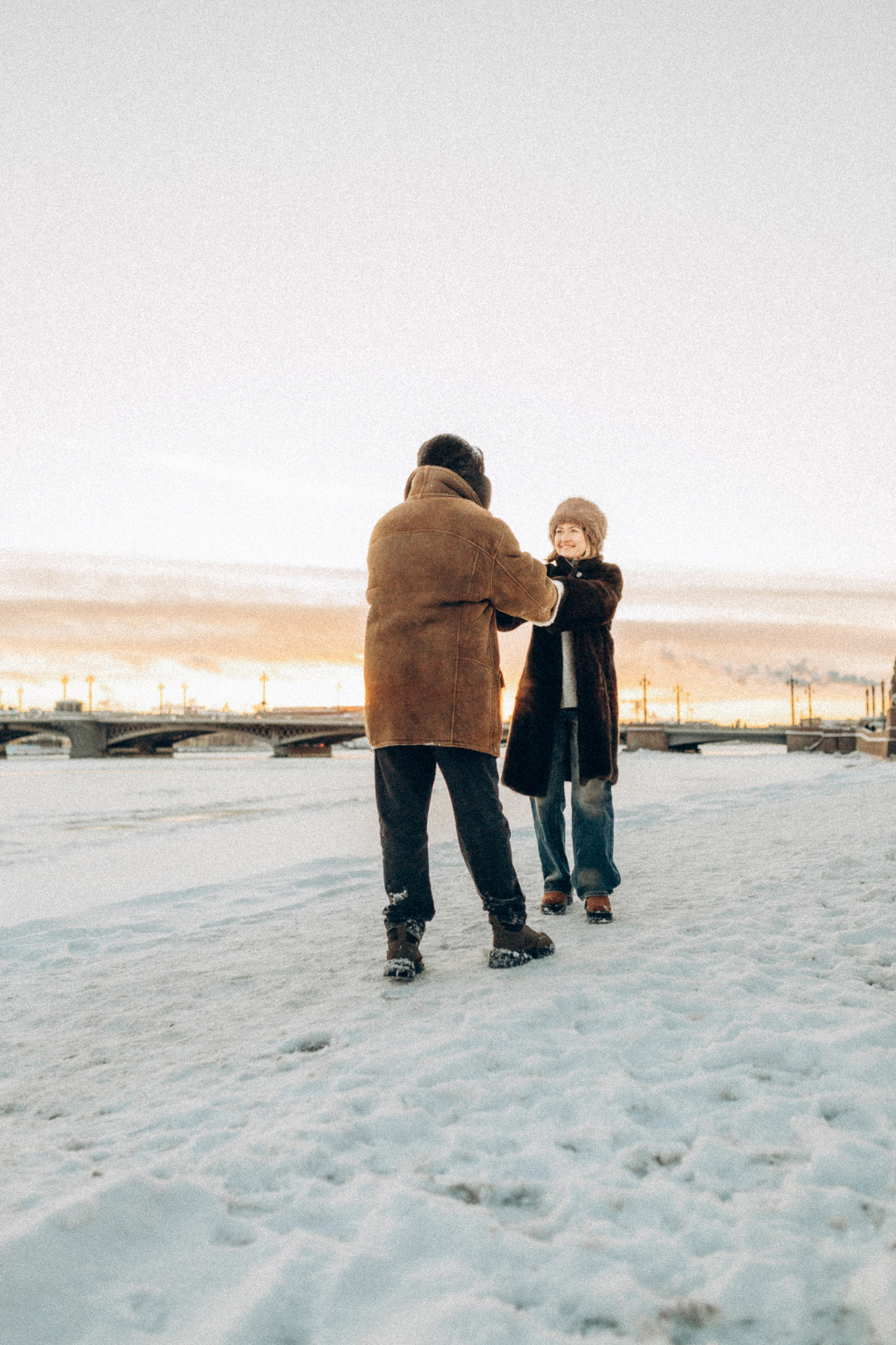 LoveStory зимняя. Фотограф Санкт-Петербург Князева Елизавета