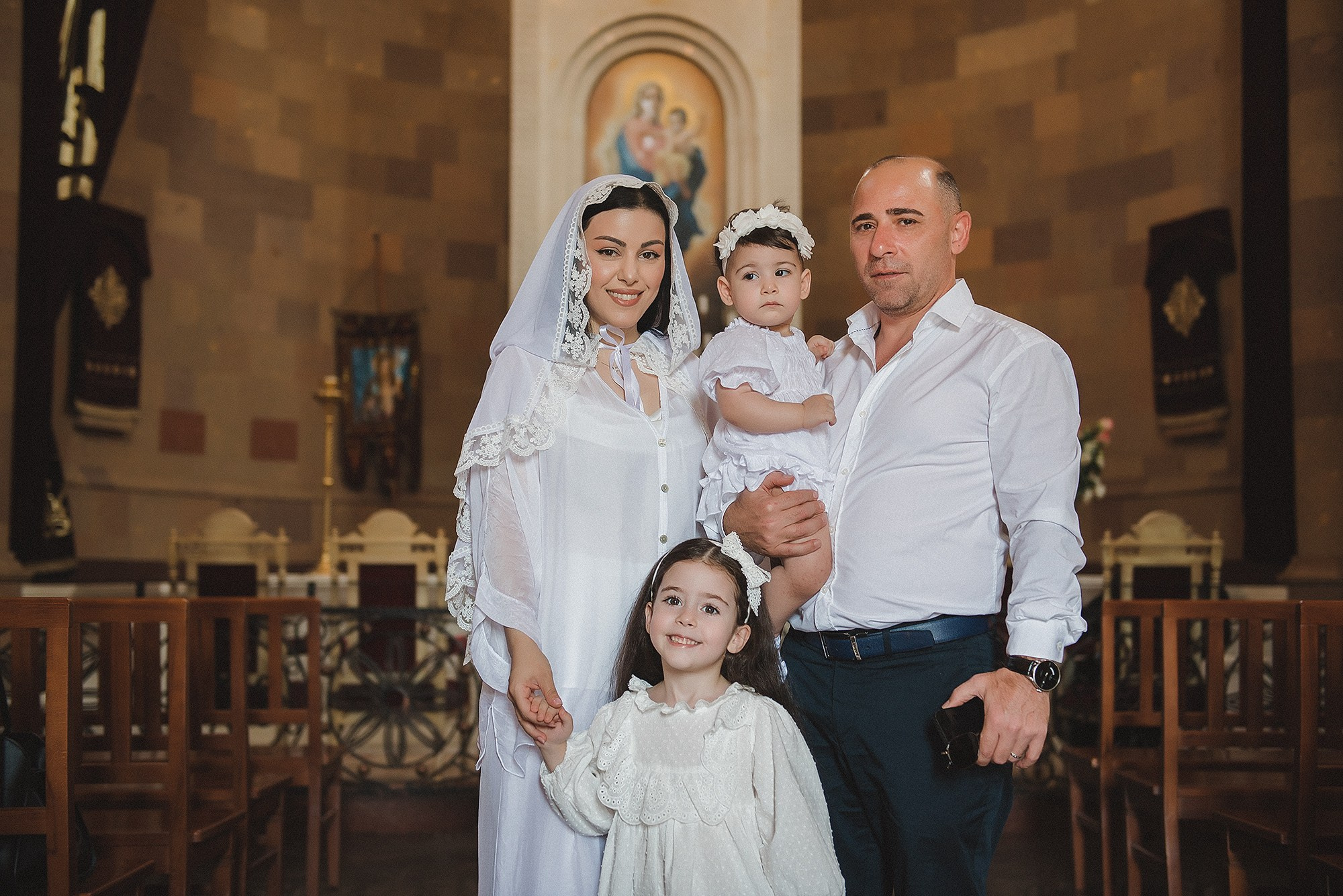 Крещение Евы и Мари. Фотограф Ростов-на-Дону Белла Керимова