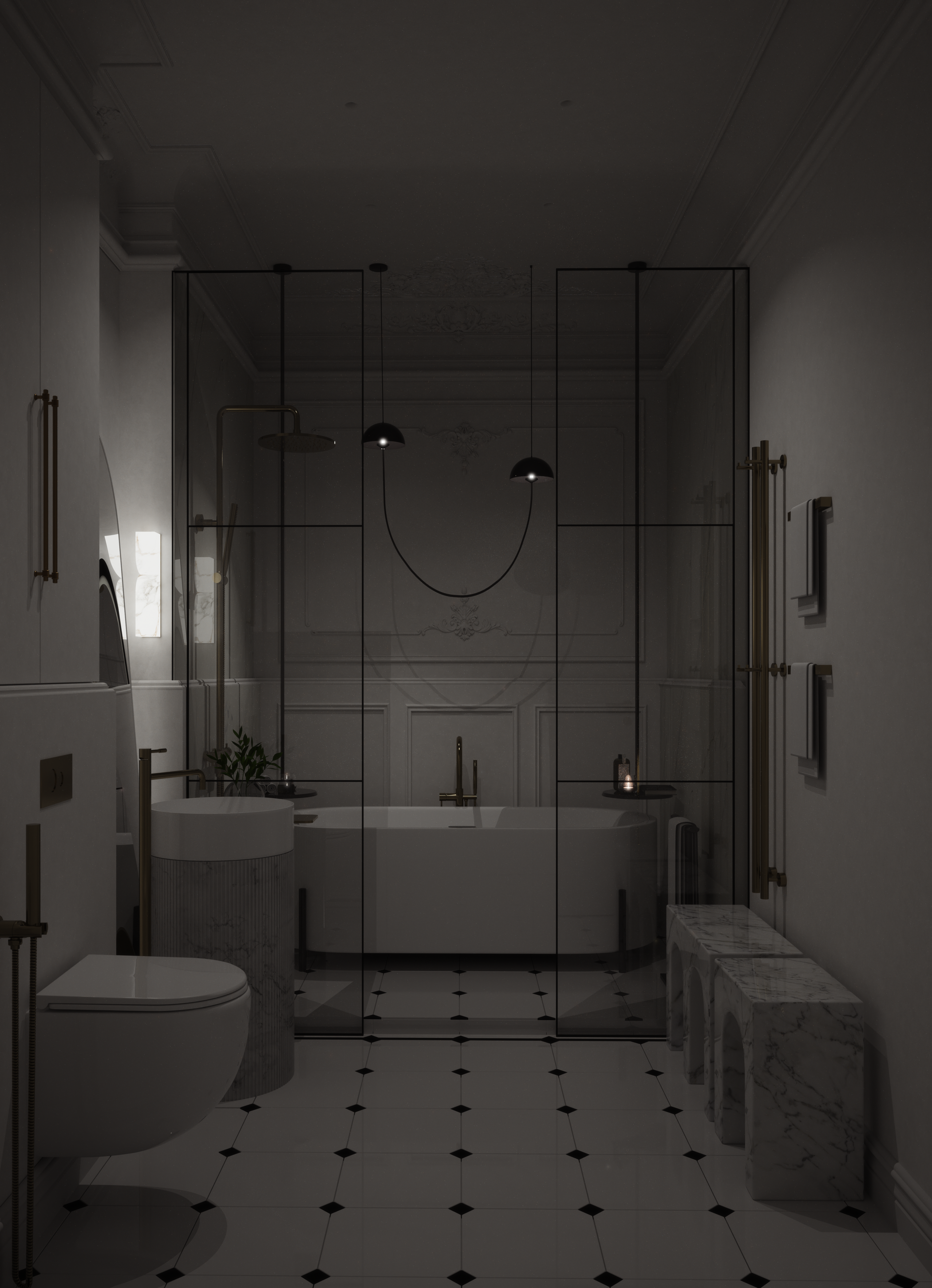 Г. Москва 2-комнатная квартира 65 кв. м. Дизайнер интерьеров г. Москва Ольга Богданова