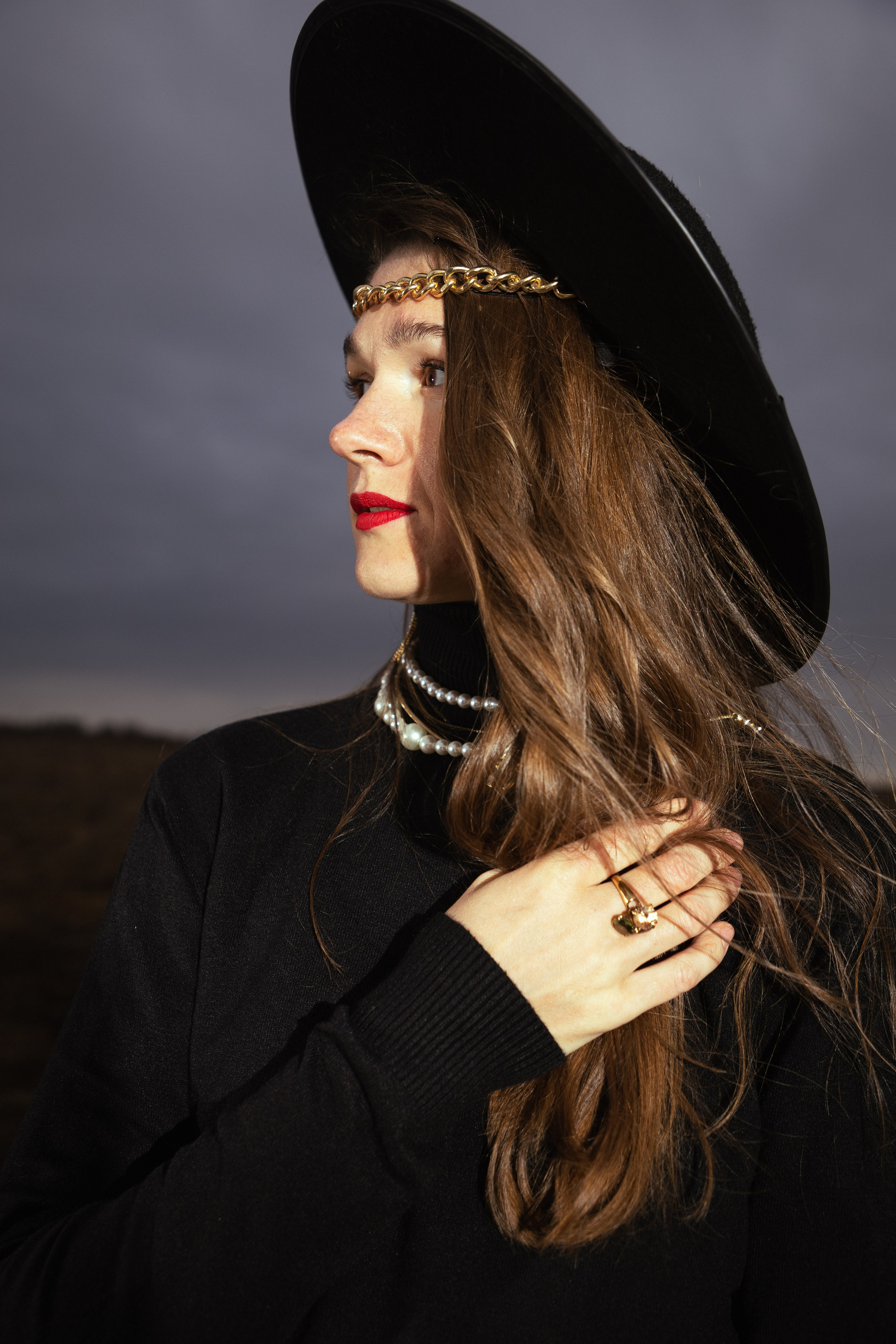 Необычная фотосессия в поле. Фотограф Анастасия Тихонова