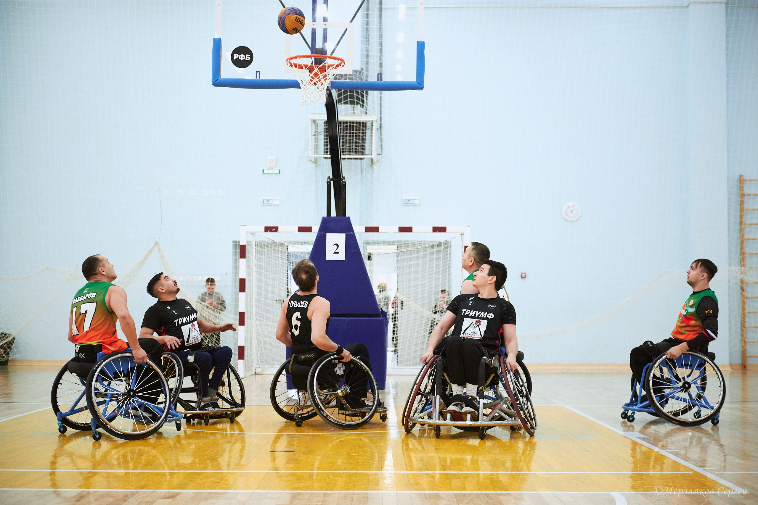X традиционный Рождественский турнир по баскетболу на колясках. Ижевск. Спортивный репортажный фотограф в Ижевске Сергей Мерзляков