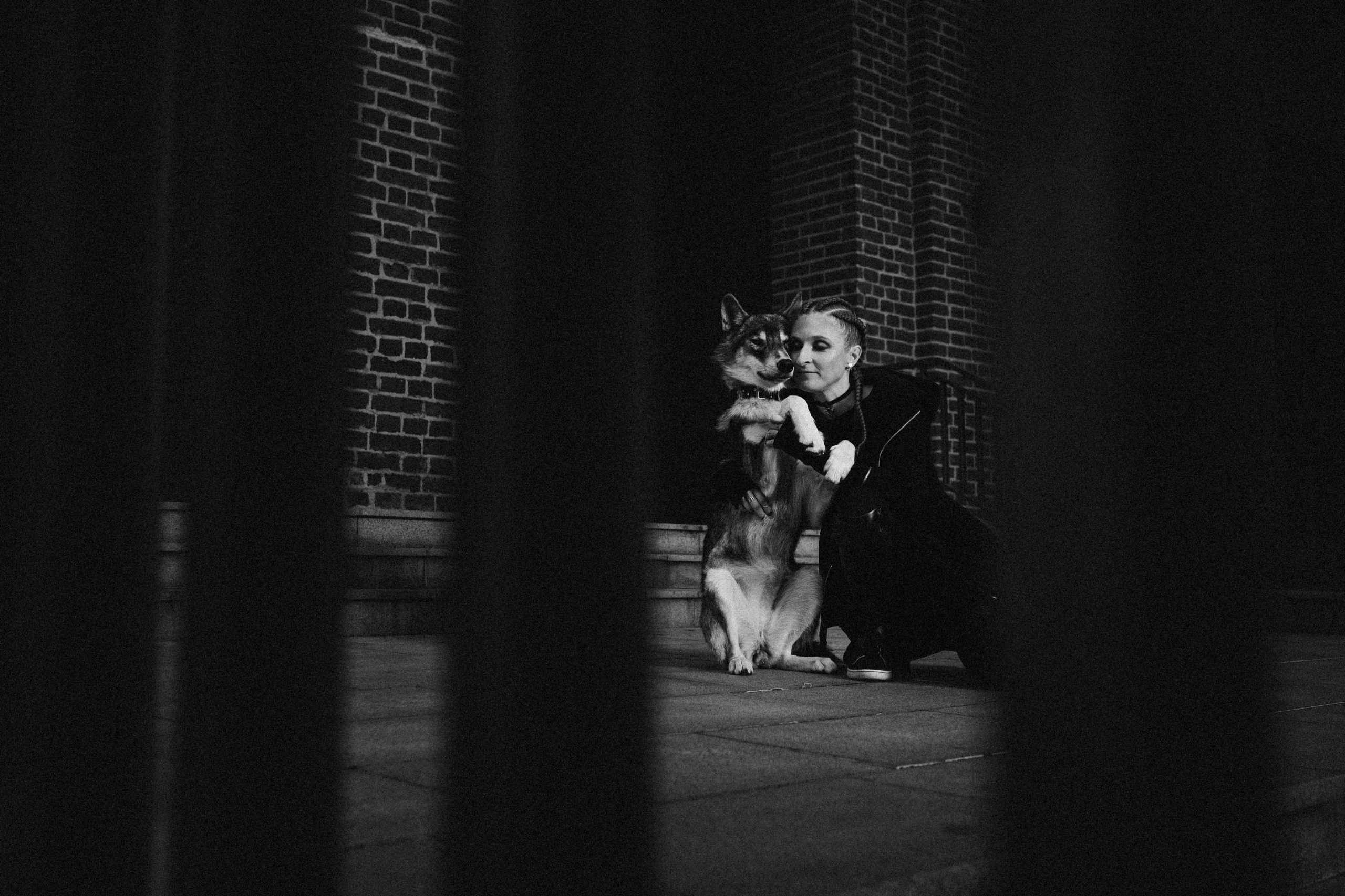 Вика и Кора. Семейный фотограф анималист Ананьева Мария — Москва