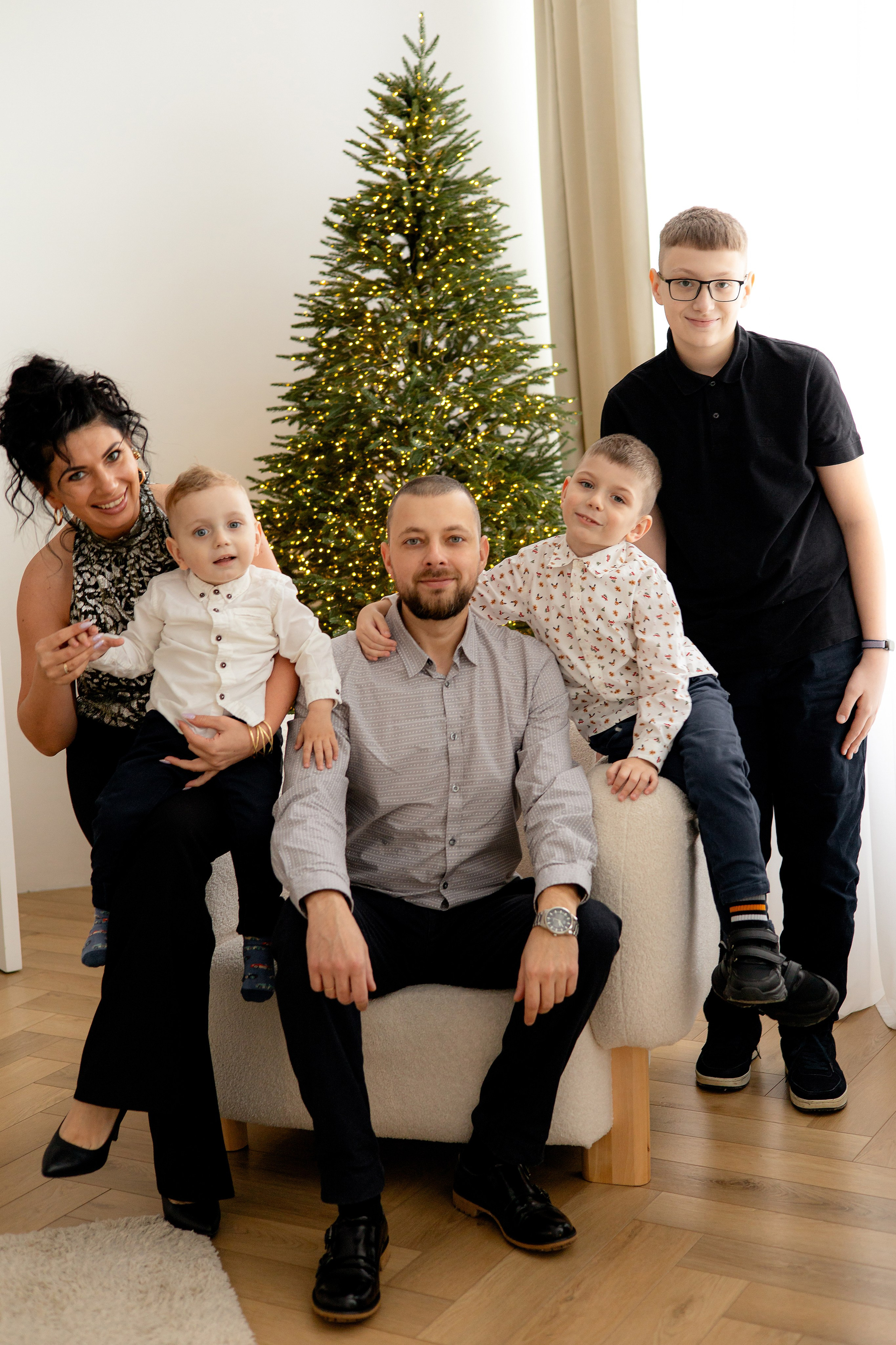 Семейная в студии. Детский и семейный фотограф Алёна Агеева