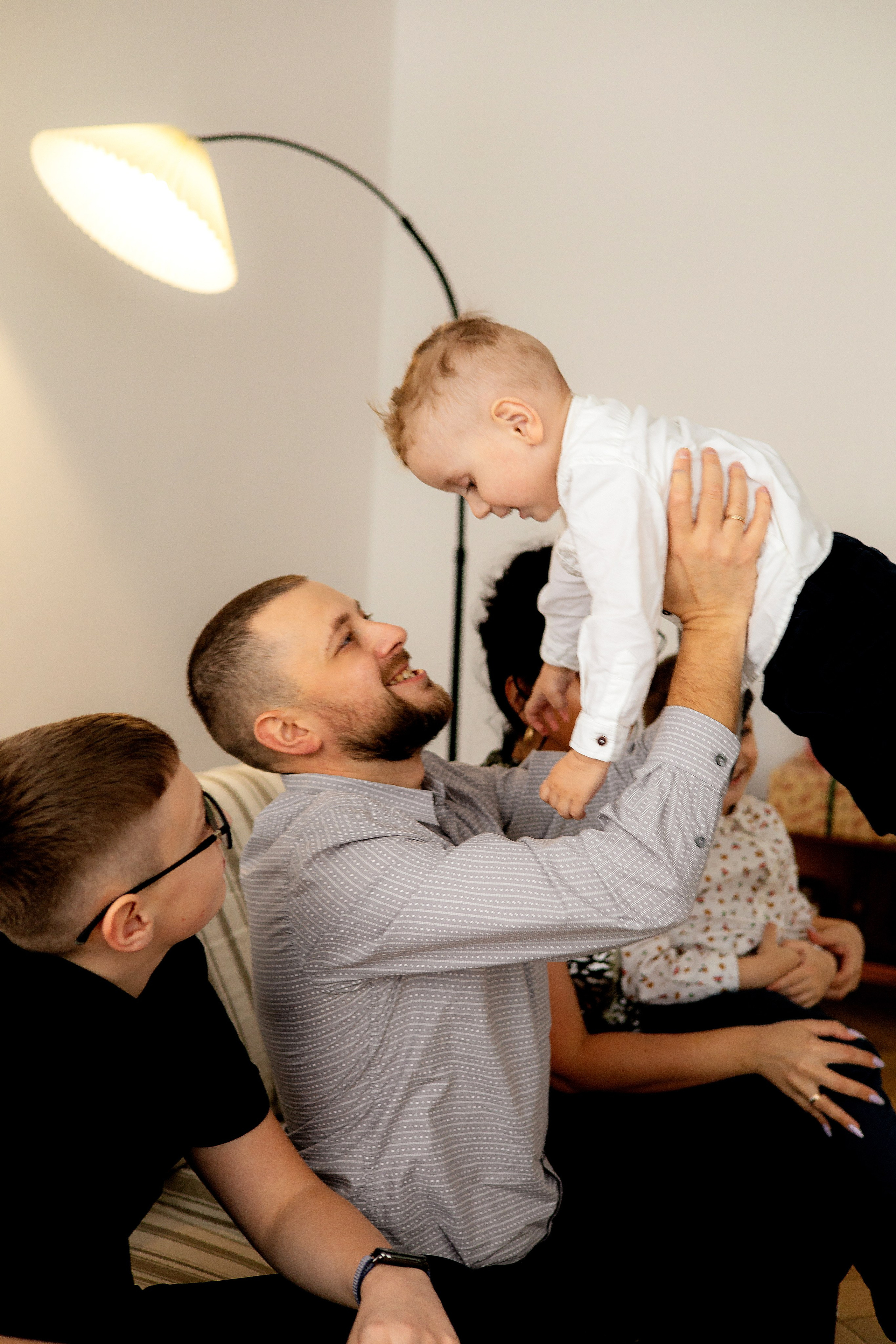 Семейная в студии. Детский и семейный фотограф Алёна Агеева