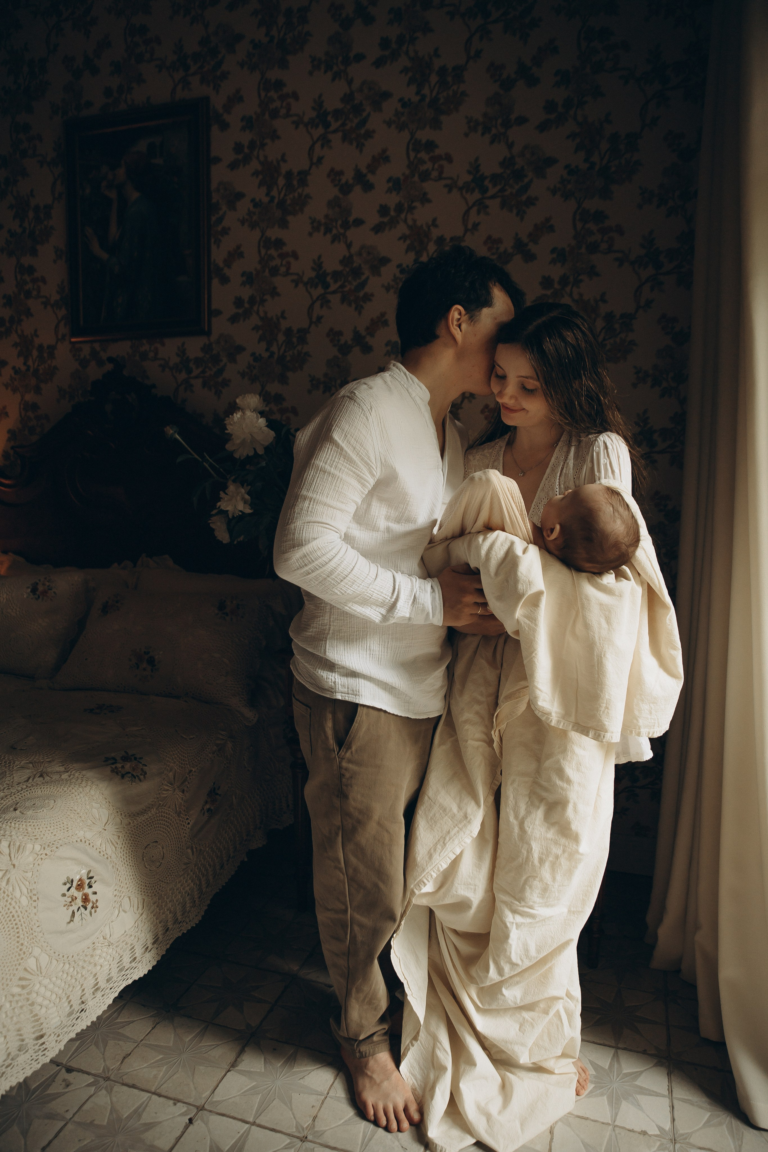 Семейная фотосессия в доме. Семейный фотограф в Москве и Королеве Евгения Баукова