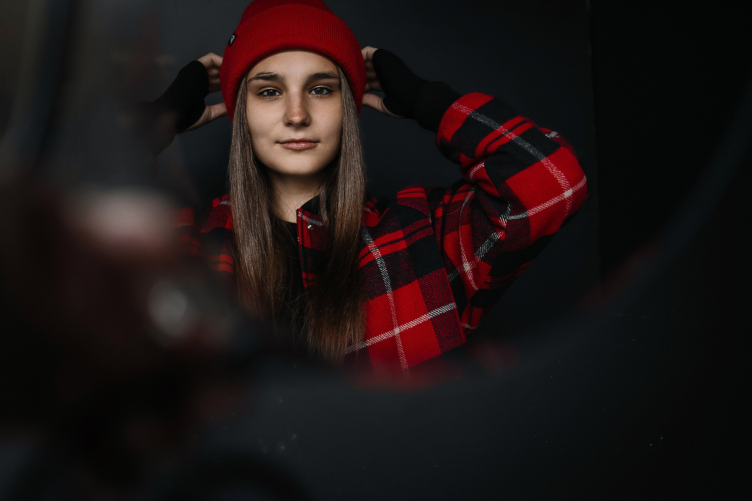 Катя в красном. Семейный, женский и детский фотограф Татьяна Колобаева