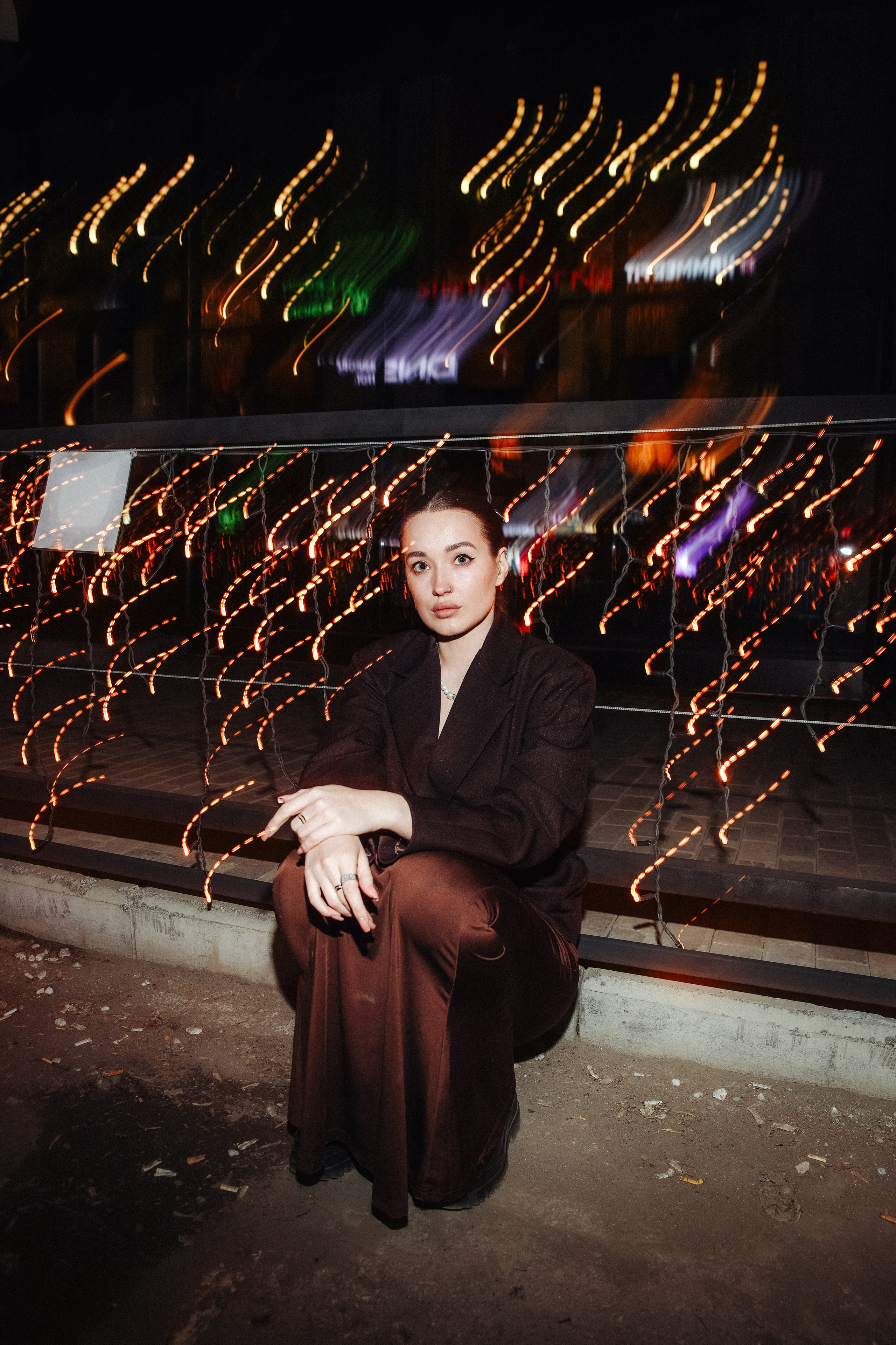 Ночная прогулки. Индивидуальный фотограф Новосибирск Настя