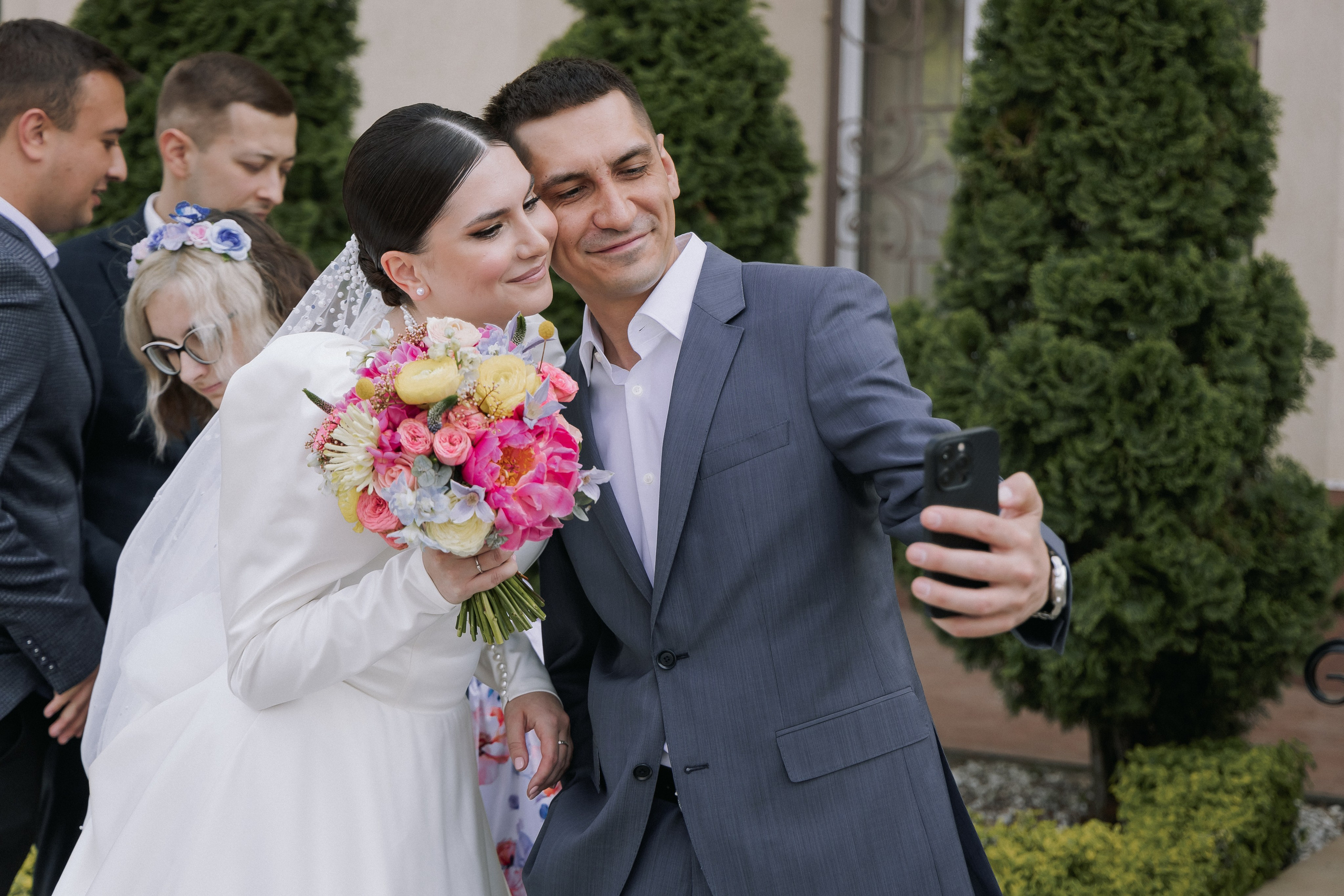 Яна и Святослав. Свадебный день. Свадебная фотография. Арина Рубах