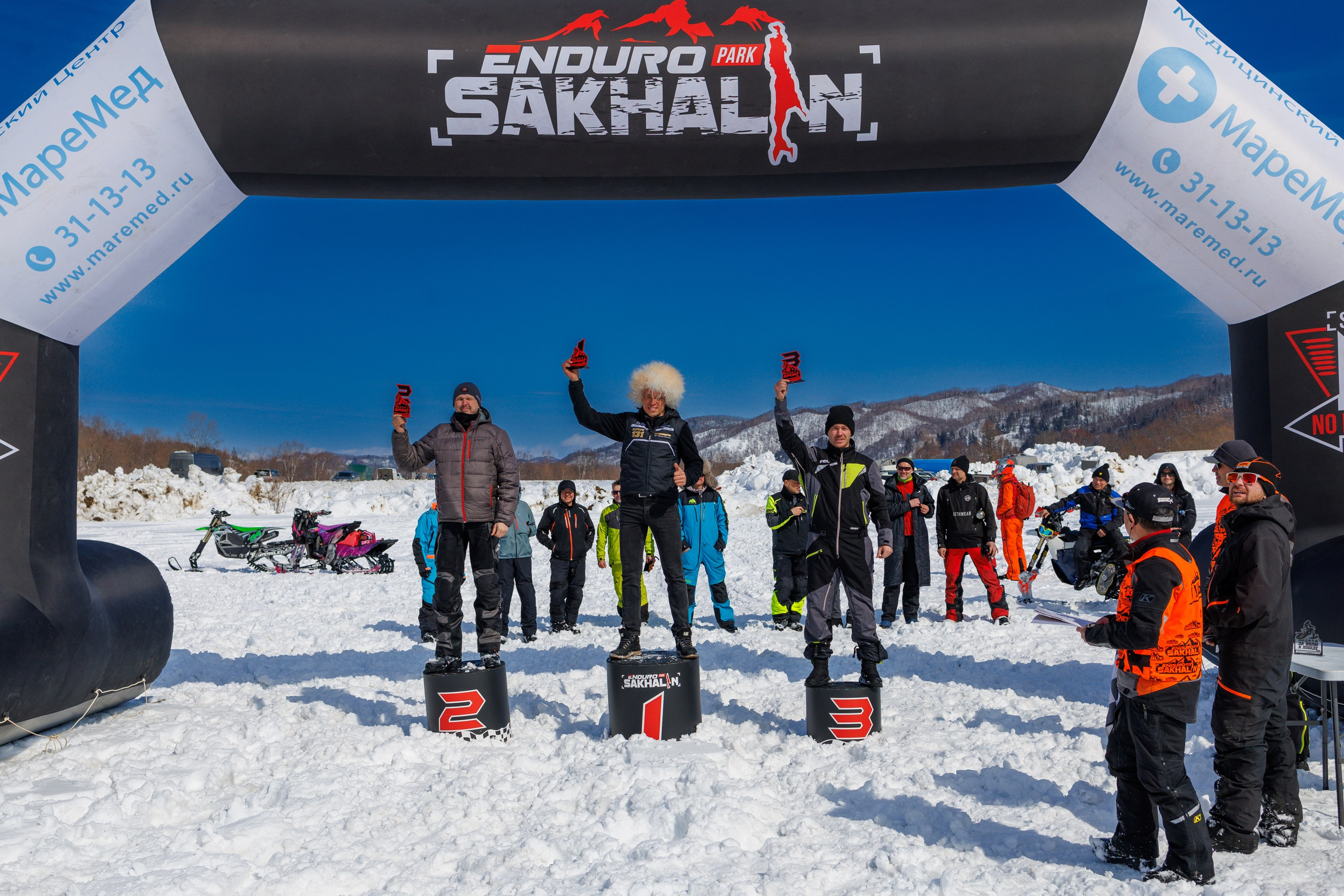 Чемпионат Экстрим Эндуро на сноубайках. Свадебный, семейный и репортажный фотограф в Южно-Сахалинске Артур Петросян
