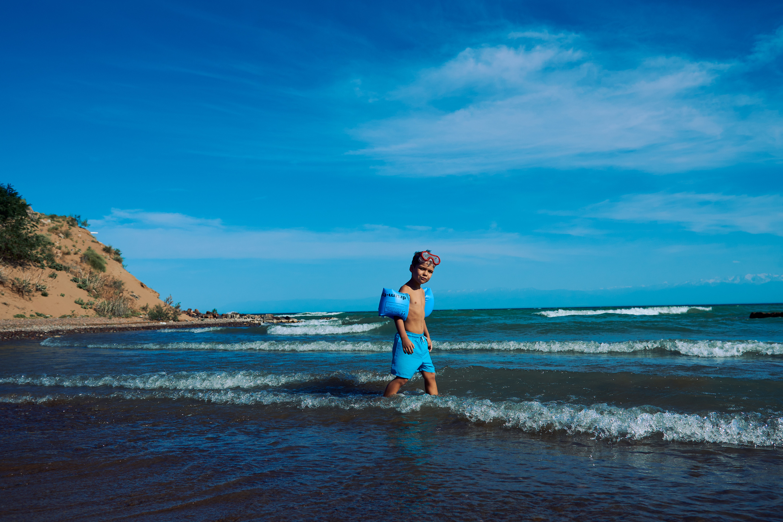 Семейный выезд на пляж. Фотограф Алматы Ольга Photodooshy