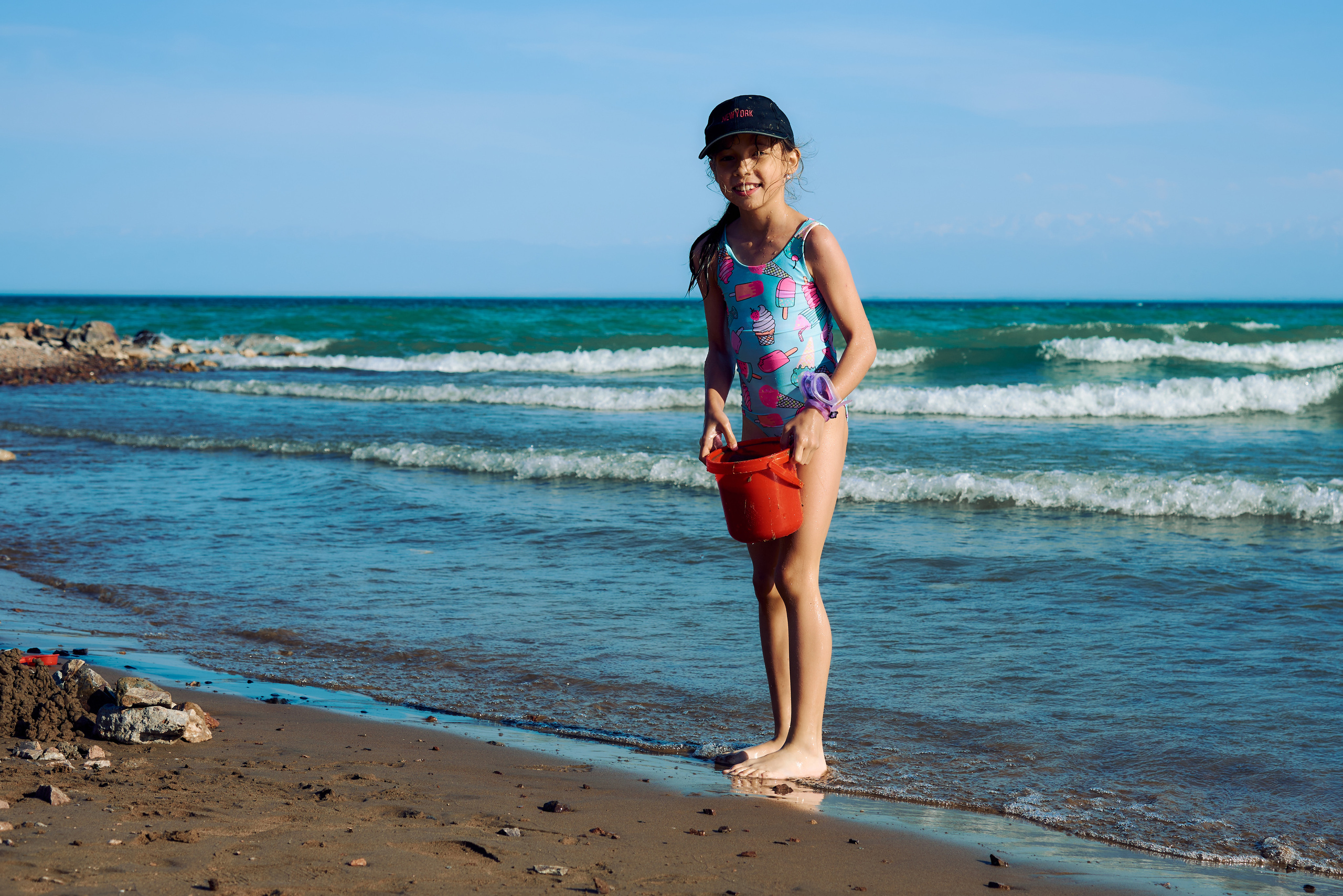 Семейный выезд на пляж. Фотограф Алматы Ольга Photodooshy