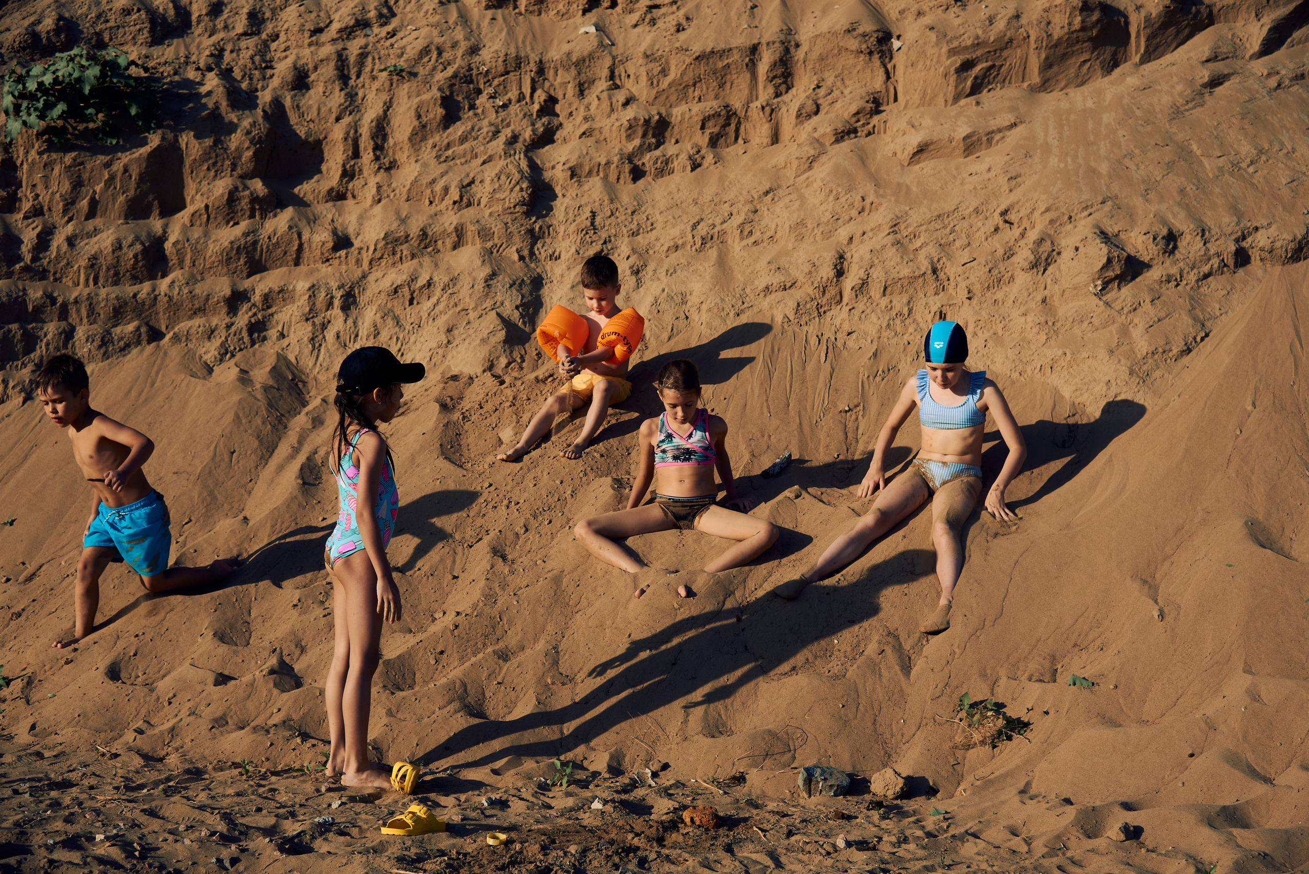 Семейный выезд на пляж