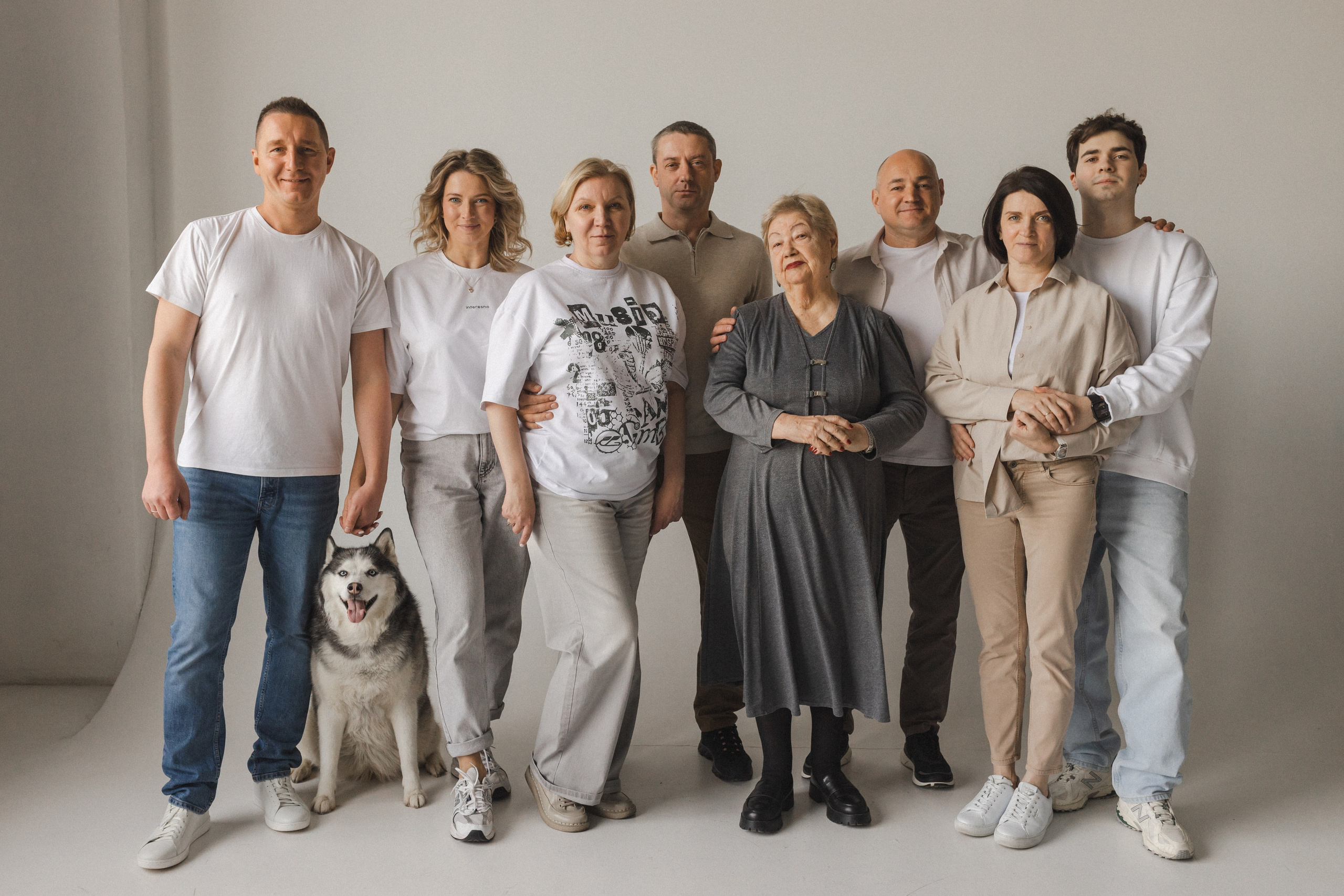 История семьи. Семейный фотограф в Москве